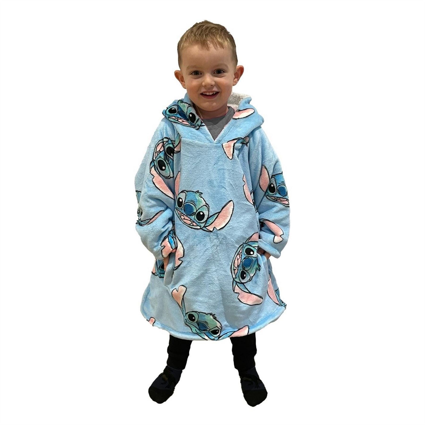 Disney Kids Wearable Fleece Fluffy Dressing Gown