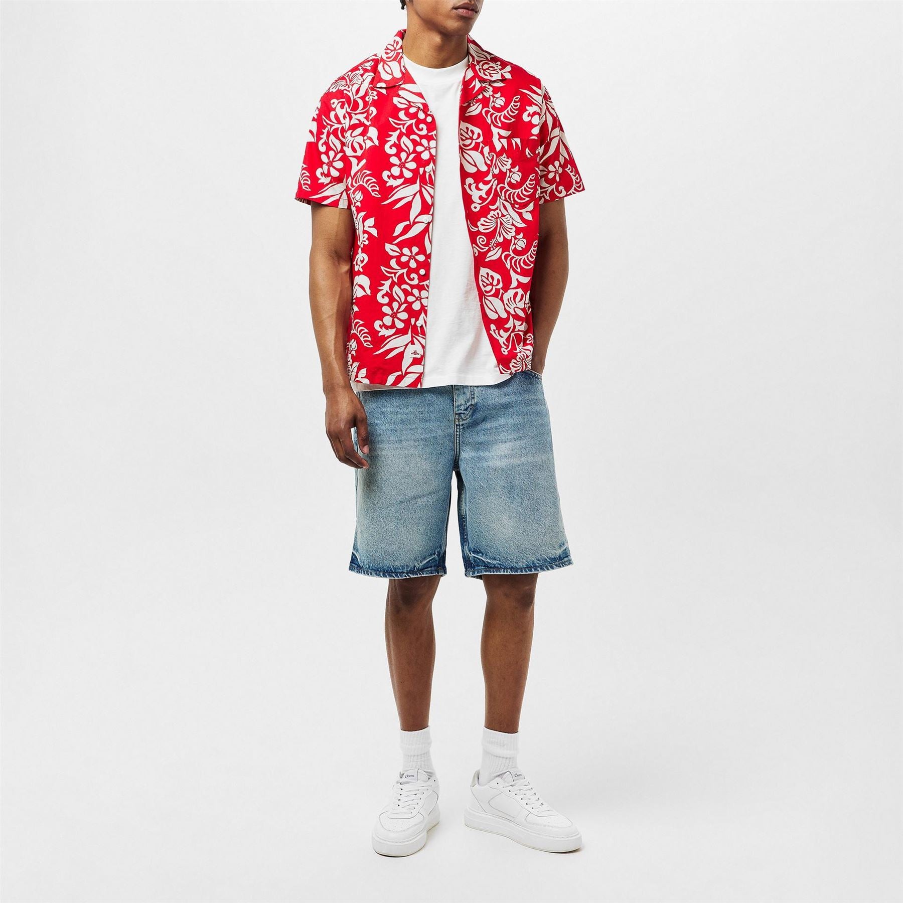 Replay Hawaiian Short Sleeve Patterned Shirt