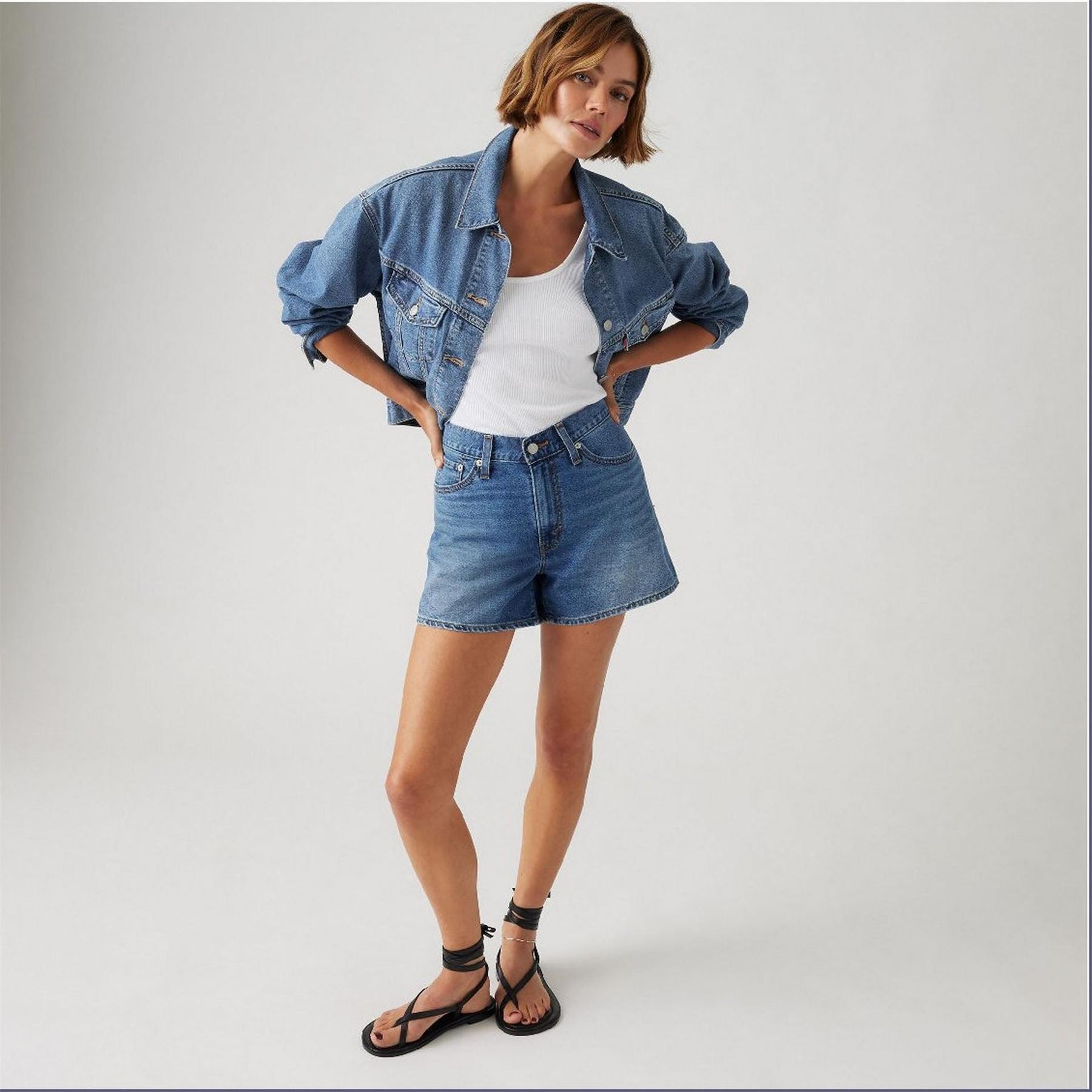 Levis Mom Denim Shorts