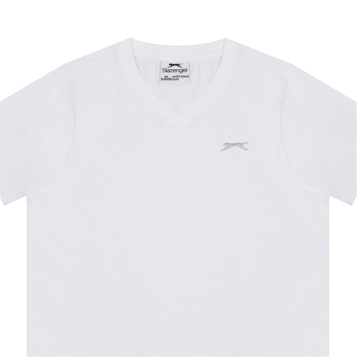 Slazenger V Neck T-Shirt Junior Boys