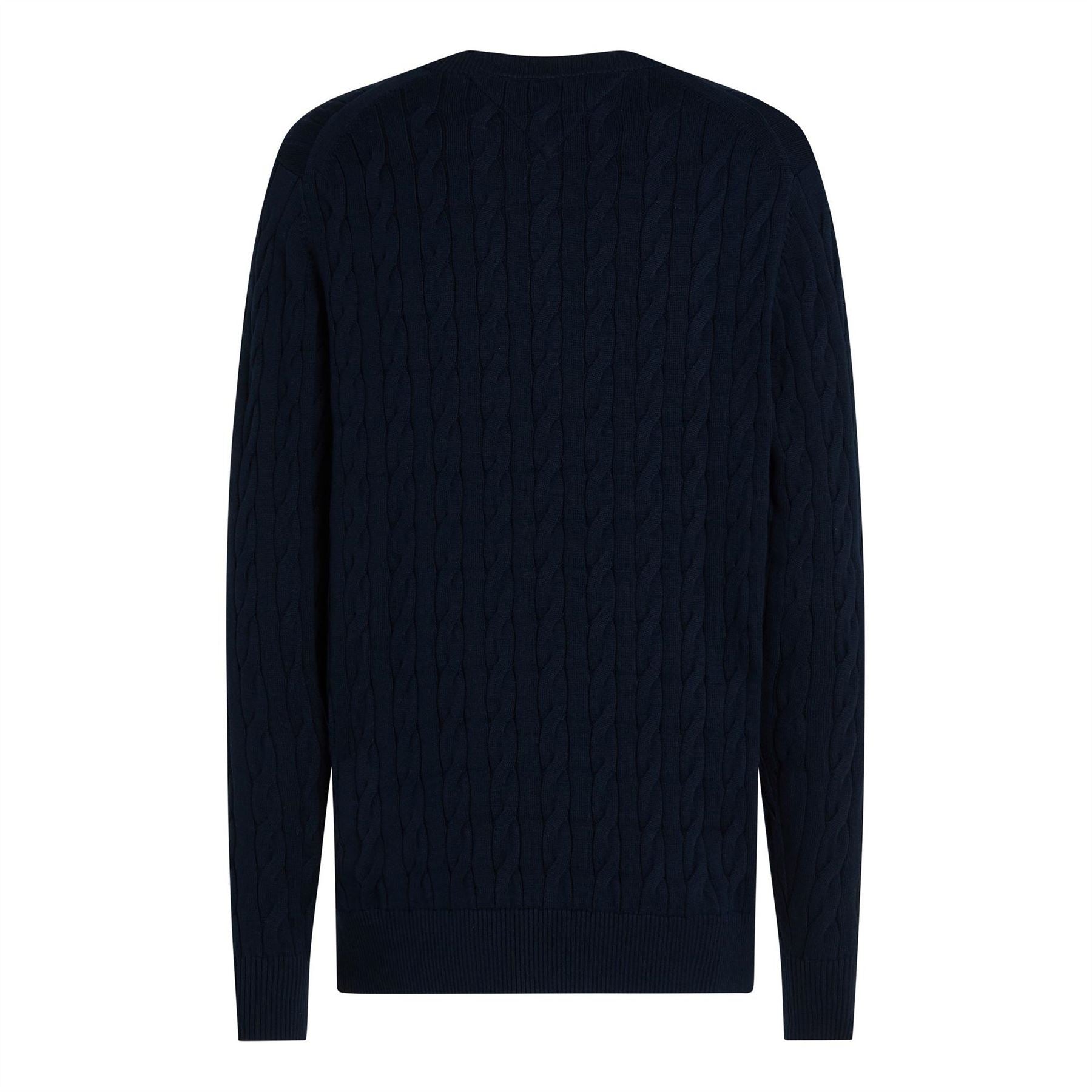 Tommy Hilfiger Hilfiger Classic Cotton Cable Crew Neck