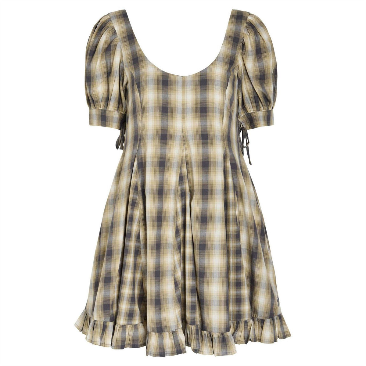 Damson Madder Sabina Mini Godet Dress