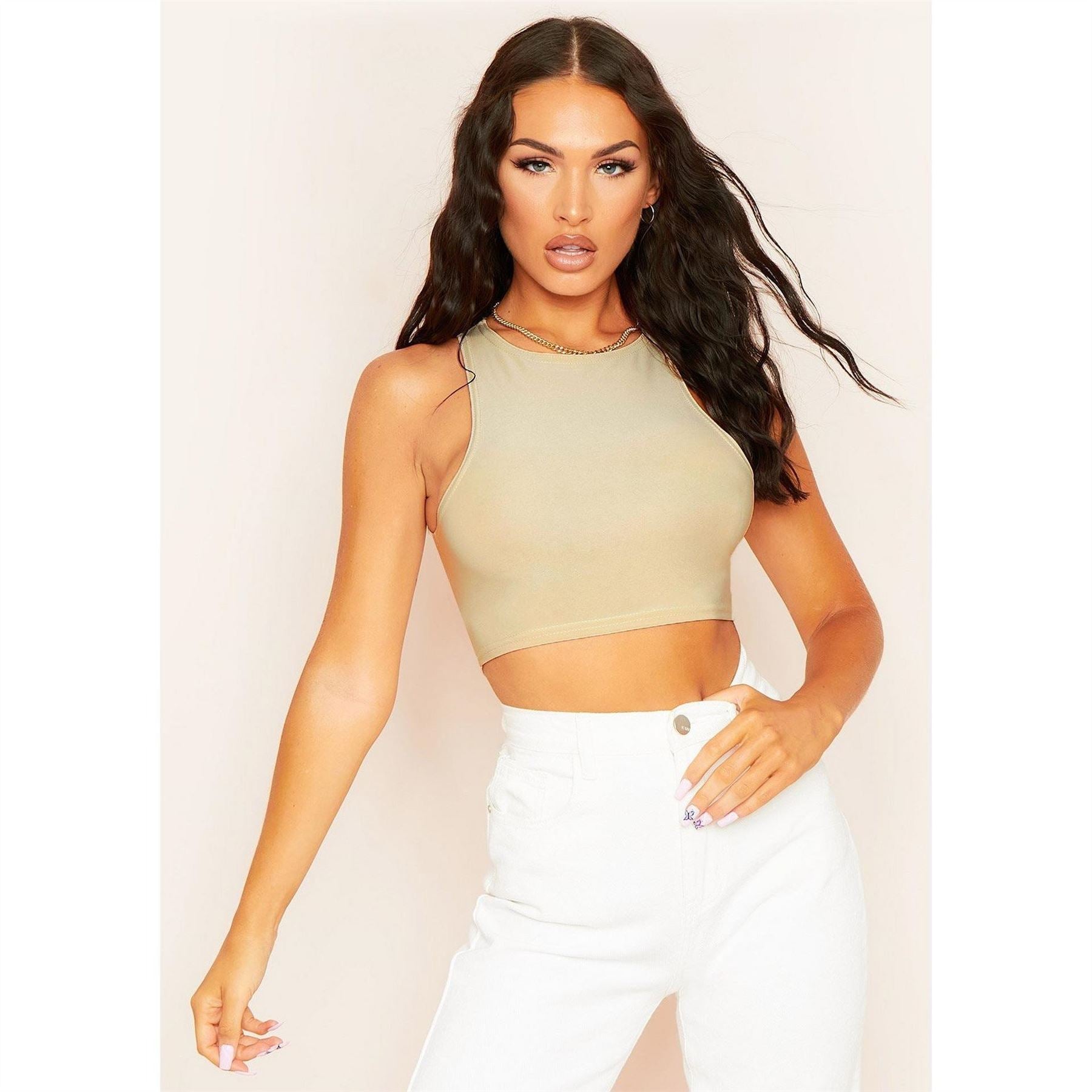 Missy Empire Racer Crop Top