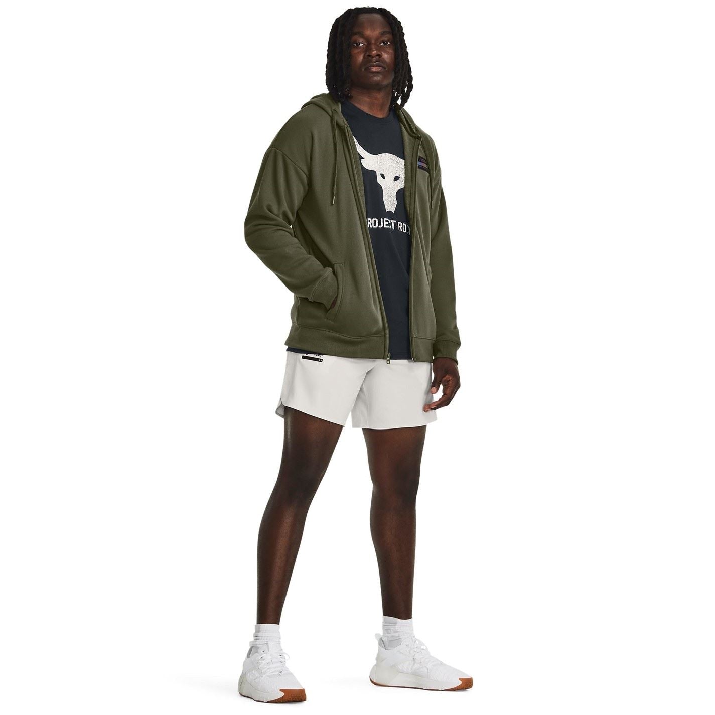 Under Armour Mens Armour Pjt Rock Hwt Terry FulL-Zip Fleece