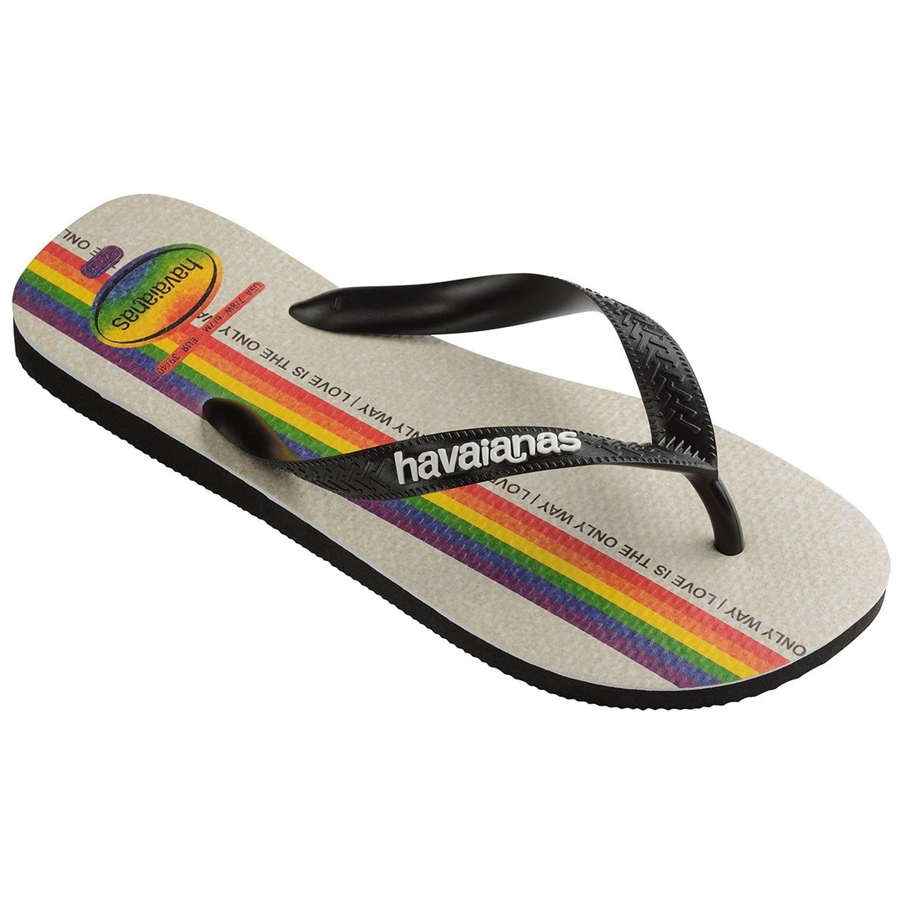 Havaianas Graphic Print Thong Toe Flip Flops