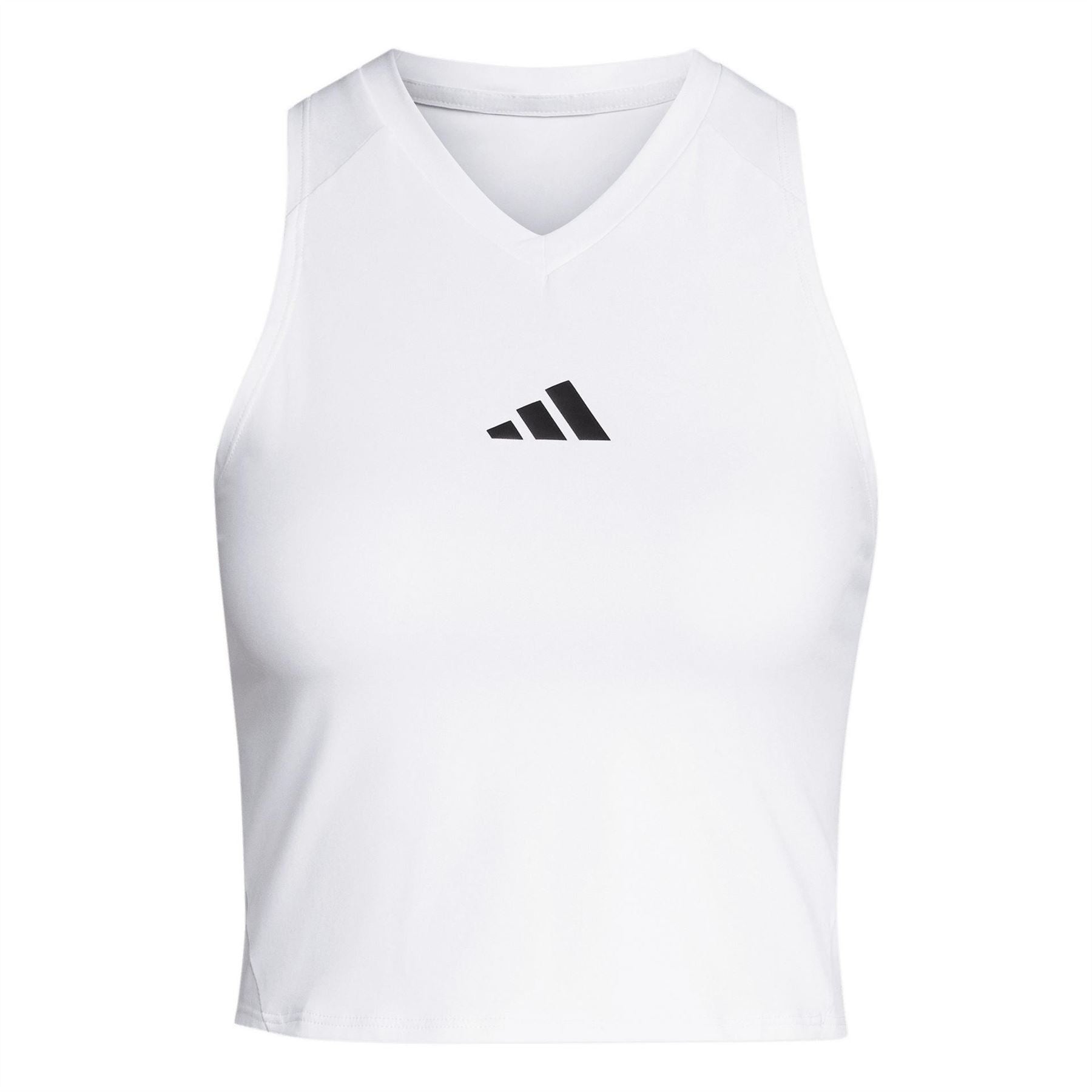 adidas Bold Logo V-Neck Sleeveless Slim Fit Tank