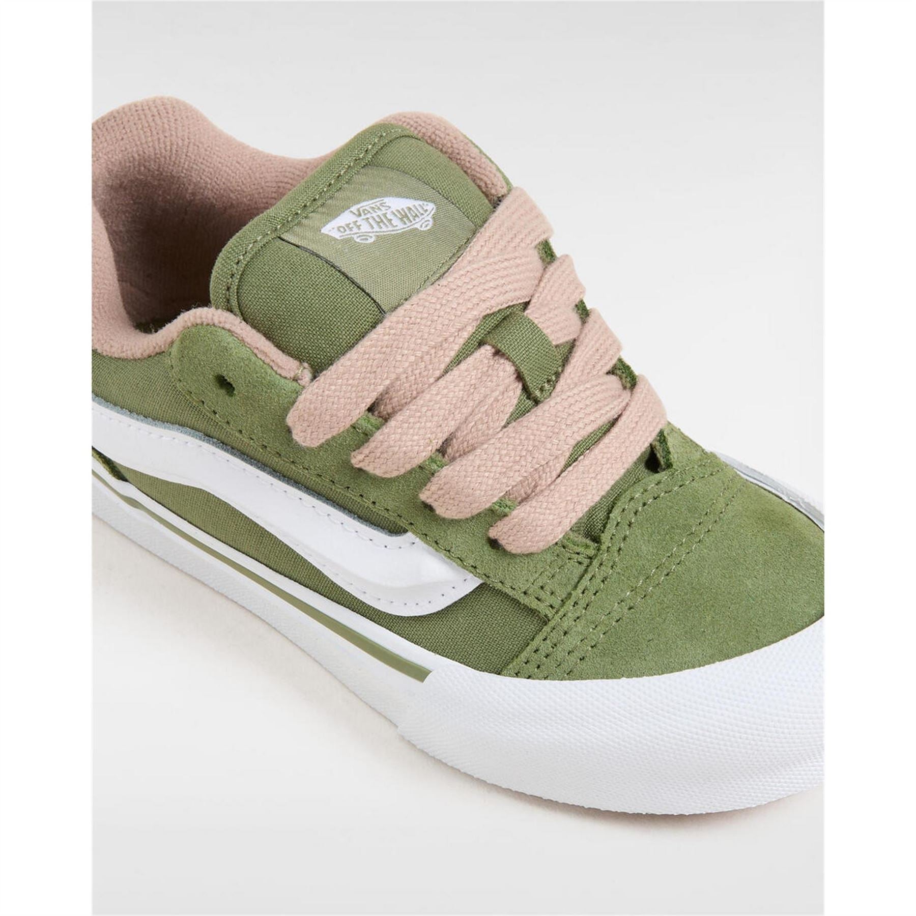 Vans Kids Knu Skool Retro Sport Green Marshma Canvasas Trainers