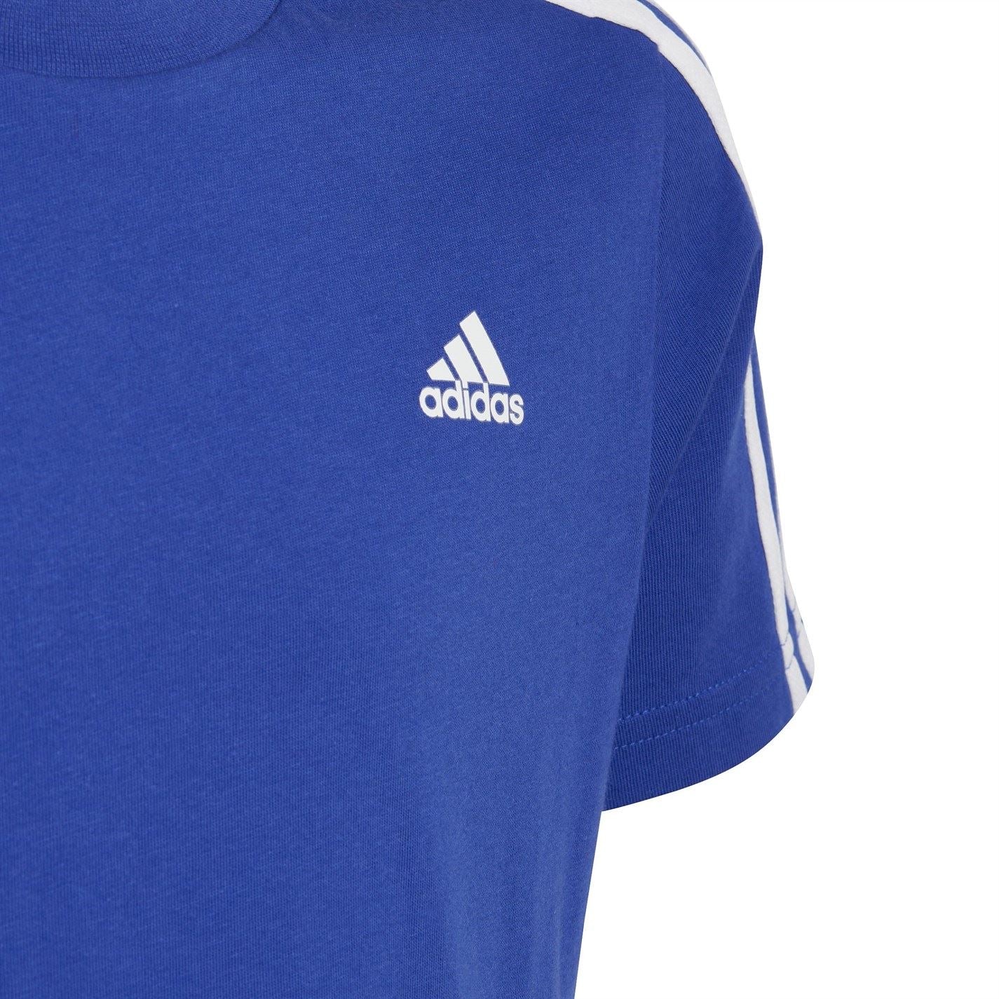 adidas 3 Stripe Essentials T-Shirt Junior