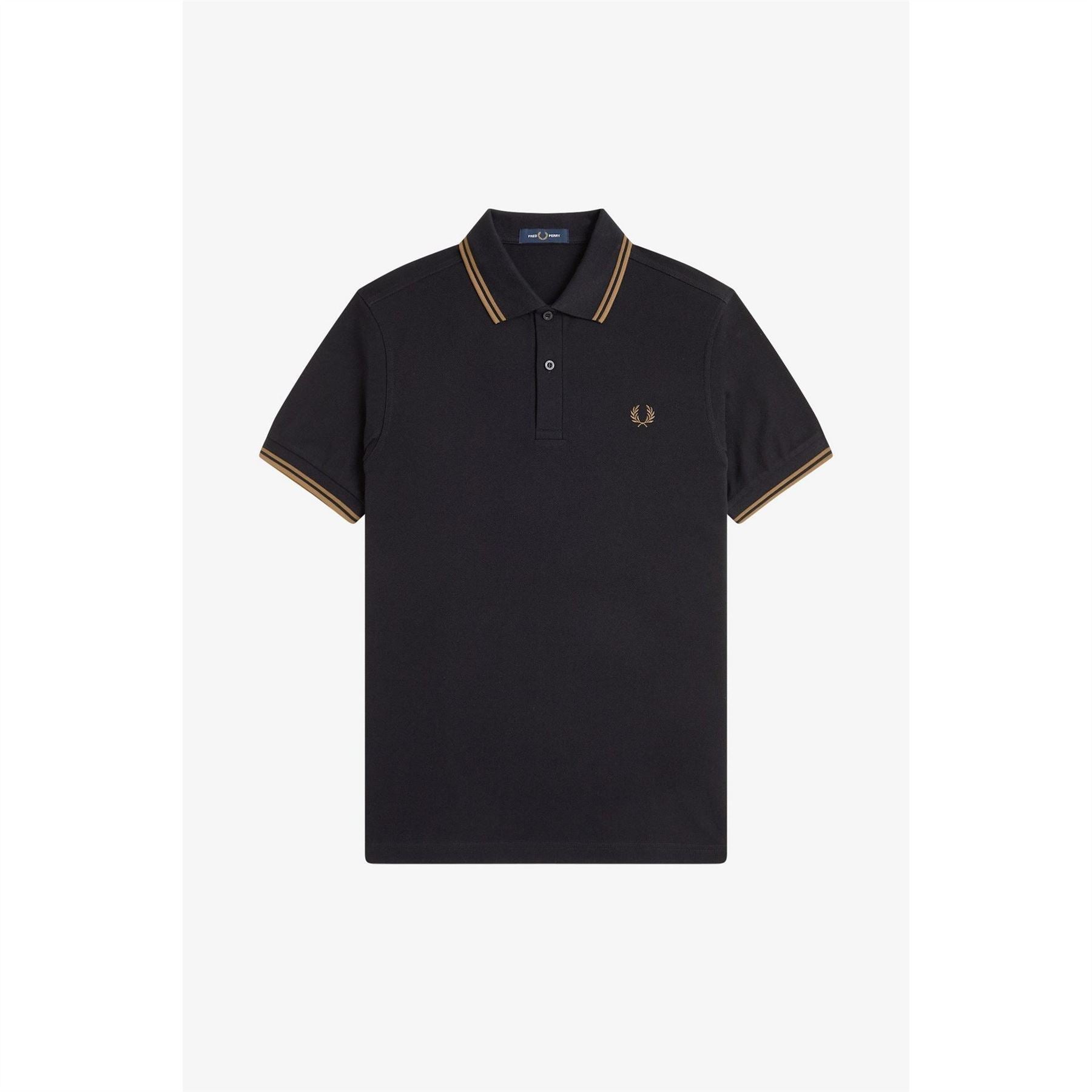 Fred Perry Sleeve Twin Tipped Polo Shirt