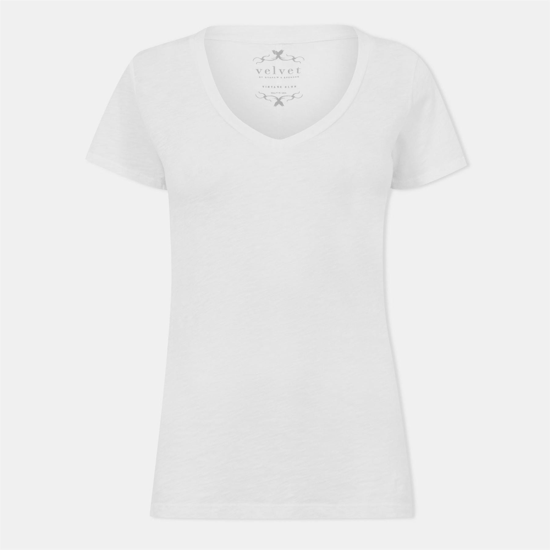 Velvet by Graham and Spencer Regular Fit Crew Neck Short Sleeve T-Shirt
