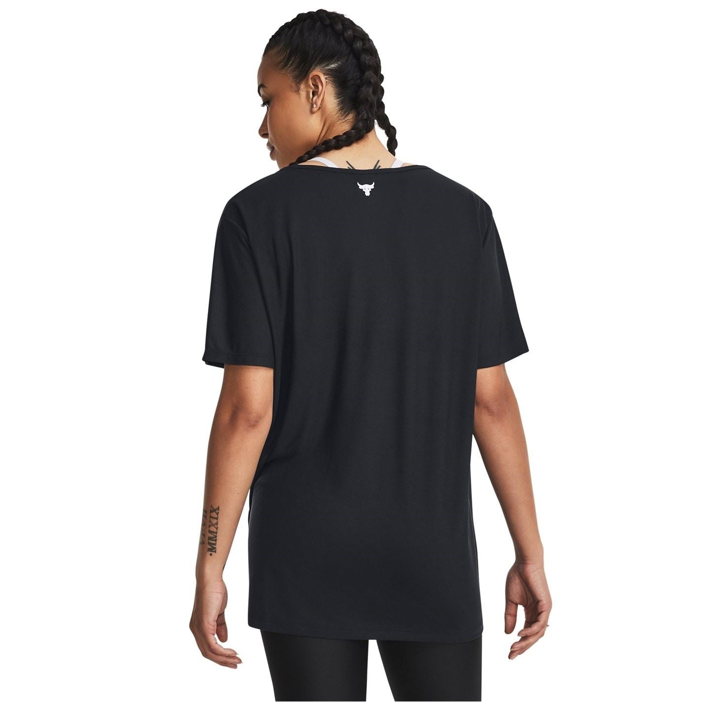 Under Armour Womens Armour Pjt Rck Completer Deep V T Gym Top