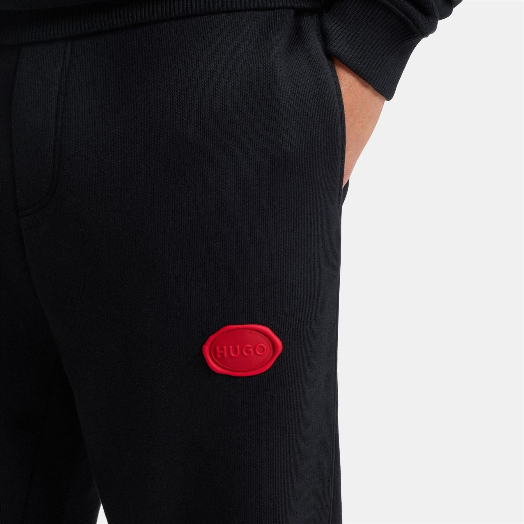 Hugo Dilvanos Solid Patterned Joggers