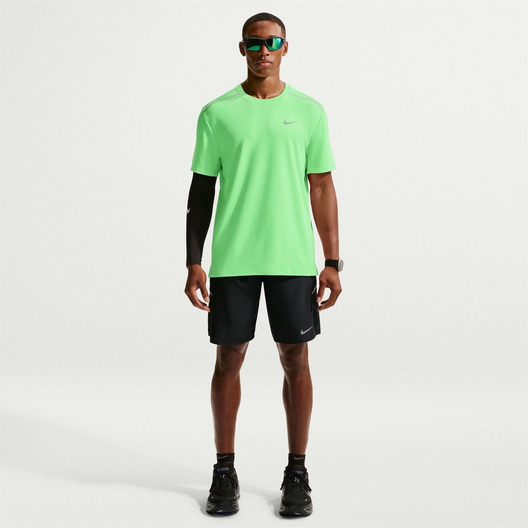 Nike Mens Drifit Miler Running Top