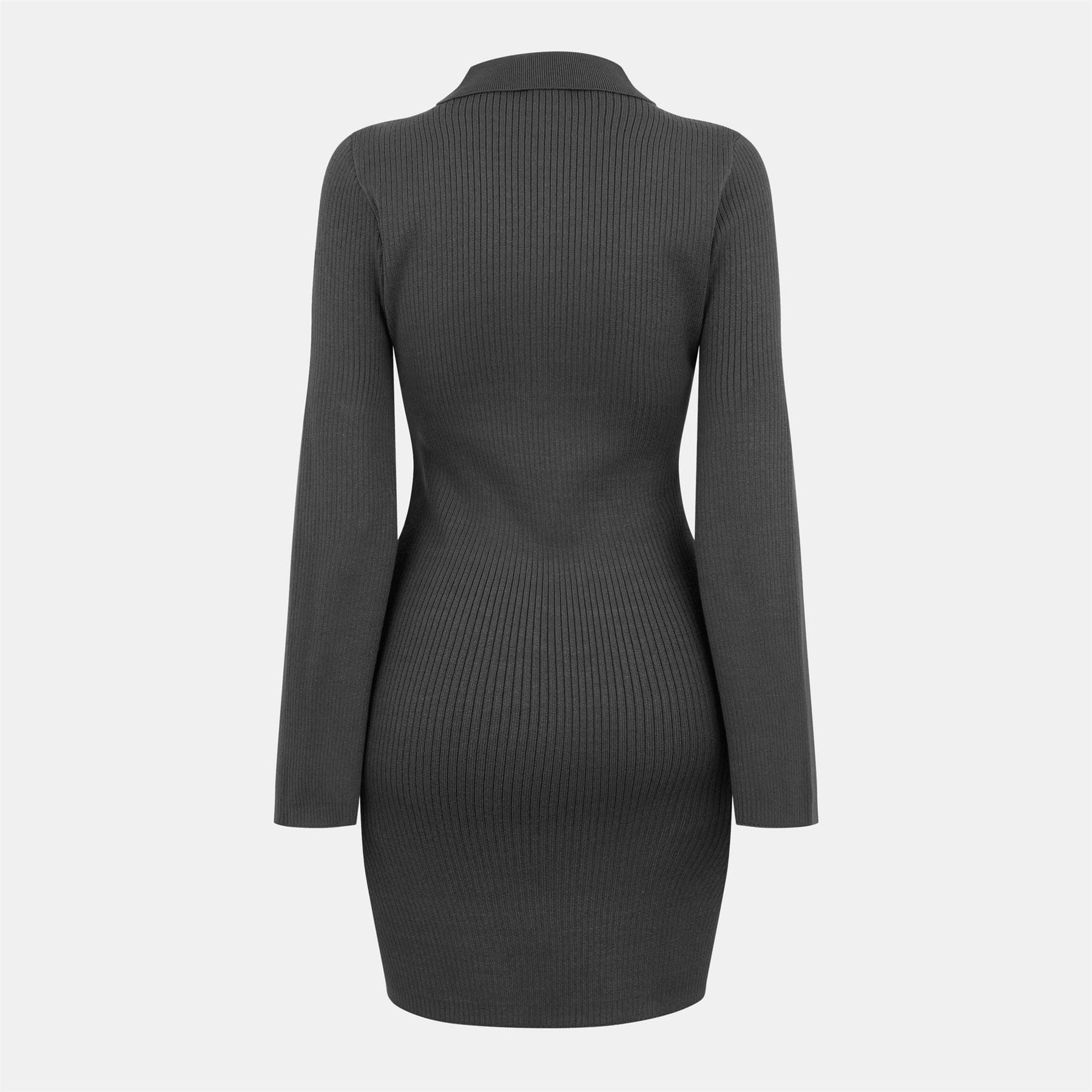 Jack Wills Zip Collared Neck Mini Bodycon Dress