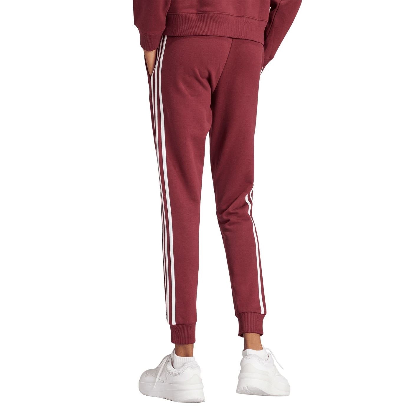 adidas Womens Essentials 3 Stripes Pants Slim