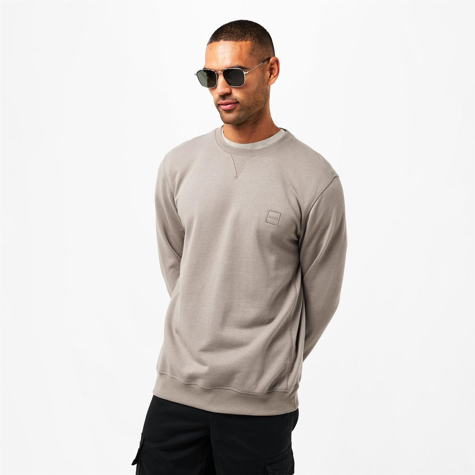 Boss Orange Long Sleeve Premium Cotton Sweatshirt (westart Crew Neck)
