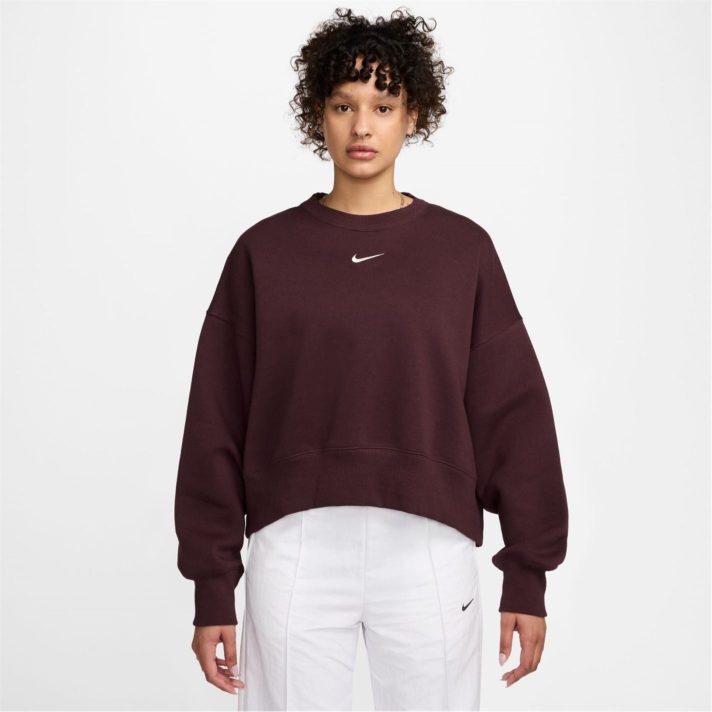 Nike Womens Sportswear Phoenix Fleece Over Oversized Crewneck Sweatshirt