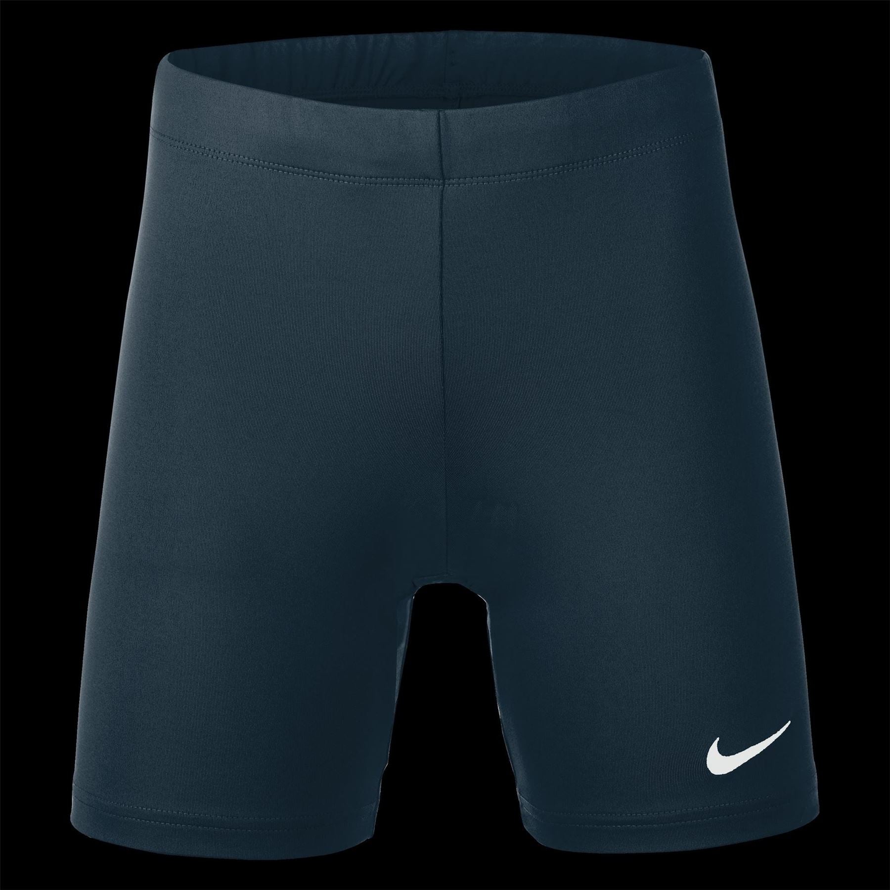 Nike Solid Patterned Compression Shorts with Logo