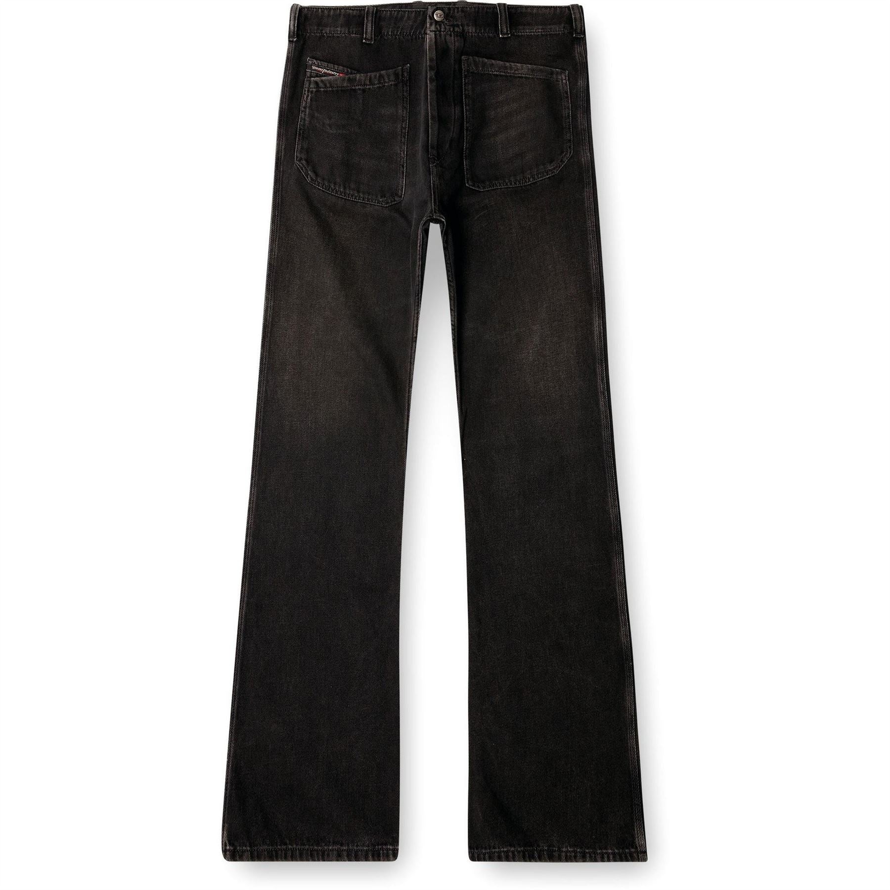 Diesel Wide Leg Tapered Fit Jeans