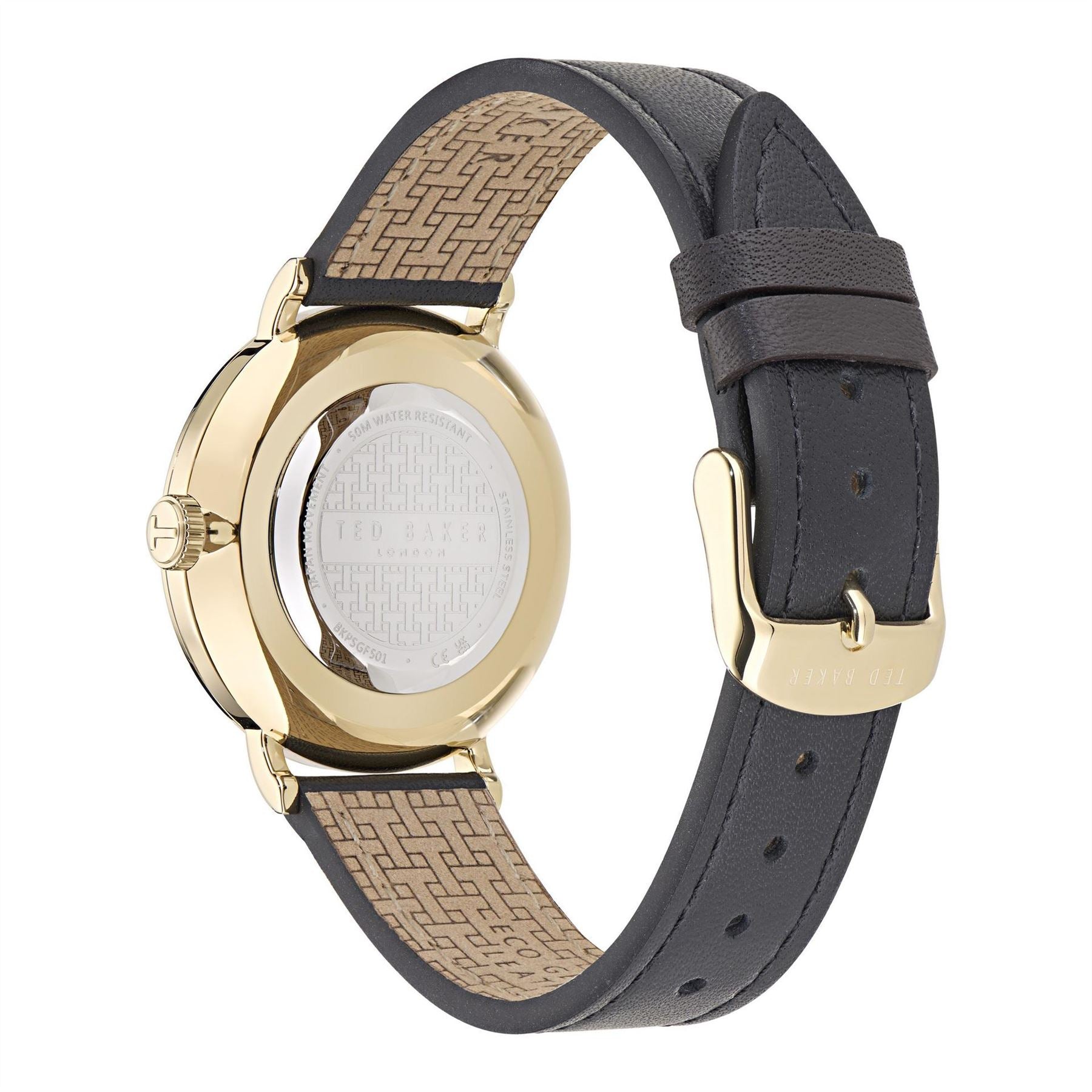 Ted Baker Staciie Leather Single Wrap Dress Analogue Watch