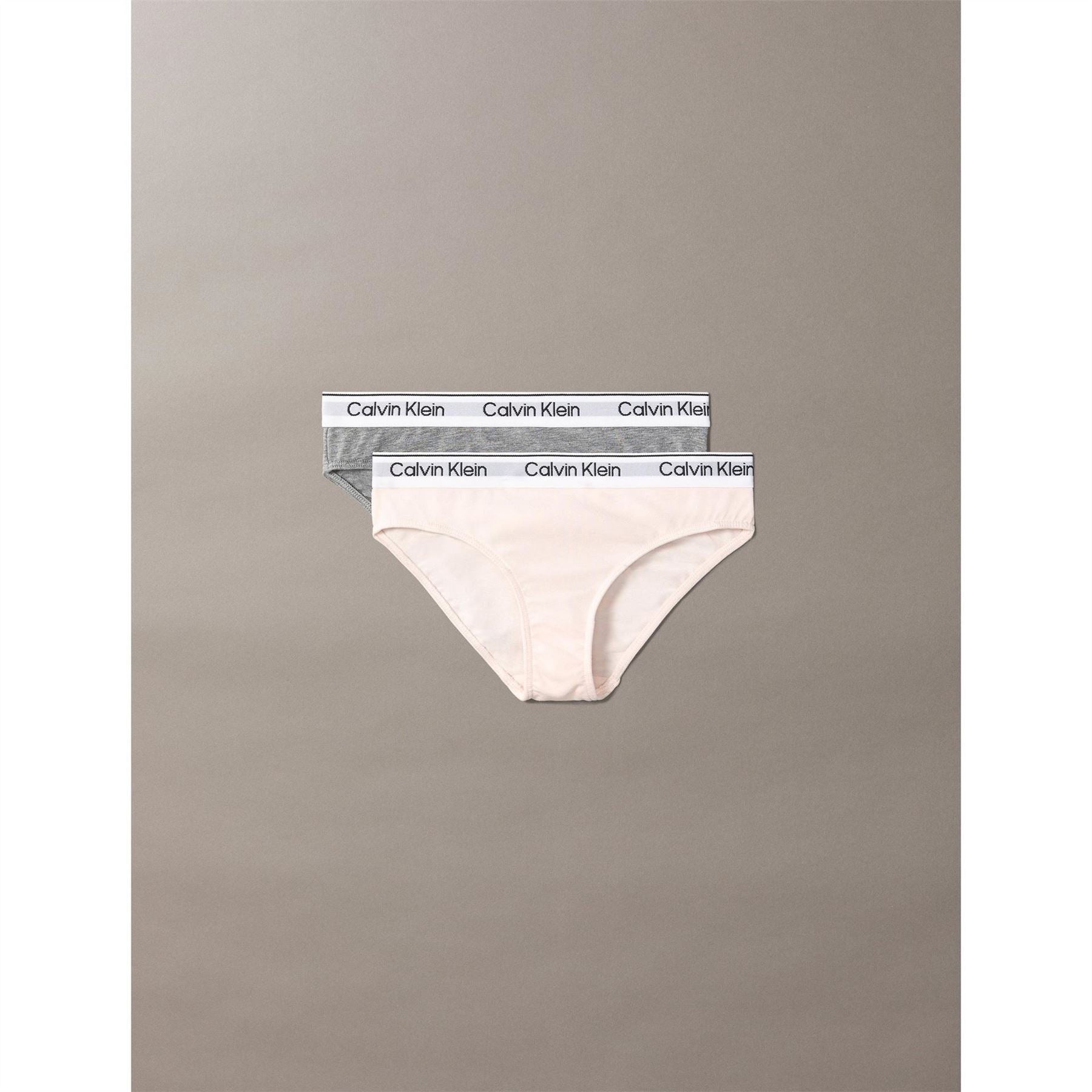 Calvin Klein Klein 2 Pack Lettering Hipster Bikini