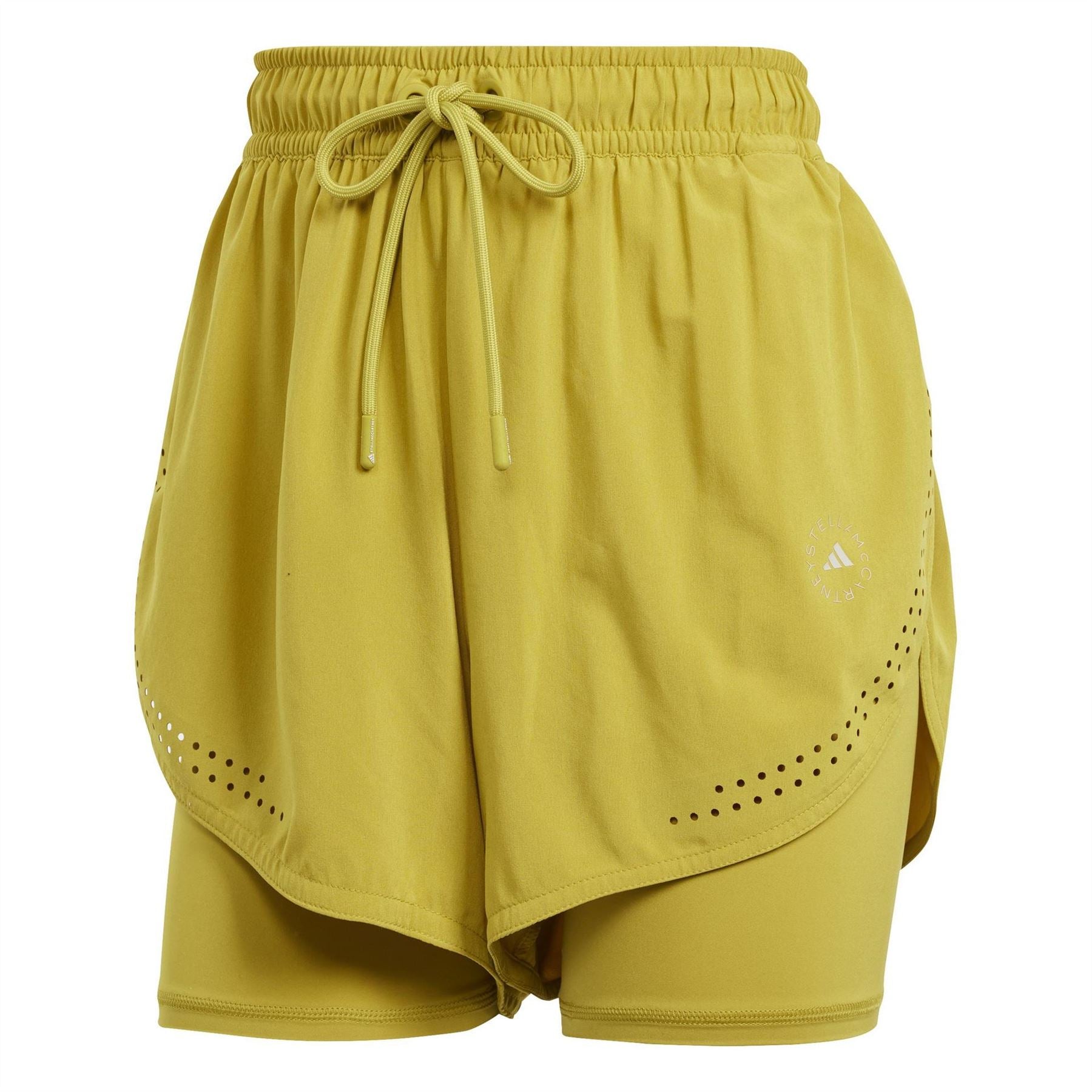 adidas 2 in 1 Fitness Road Shorts with Elasticated Waistband