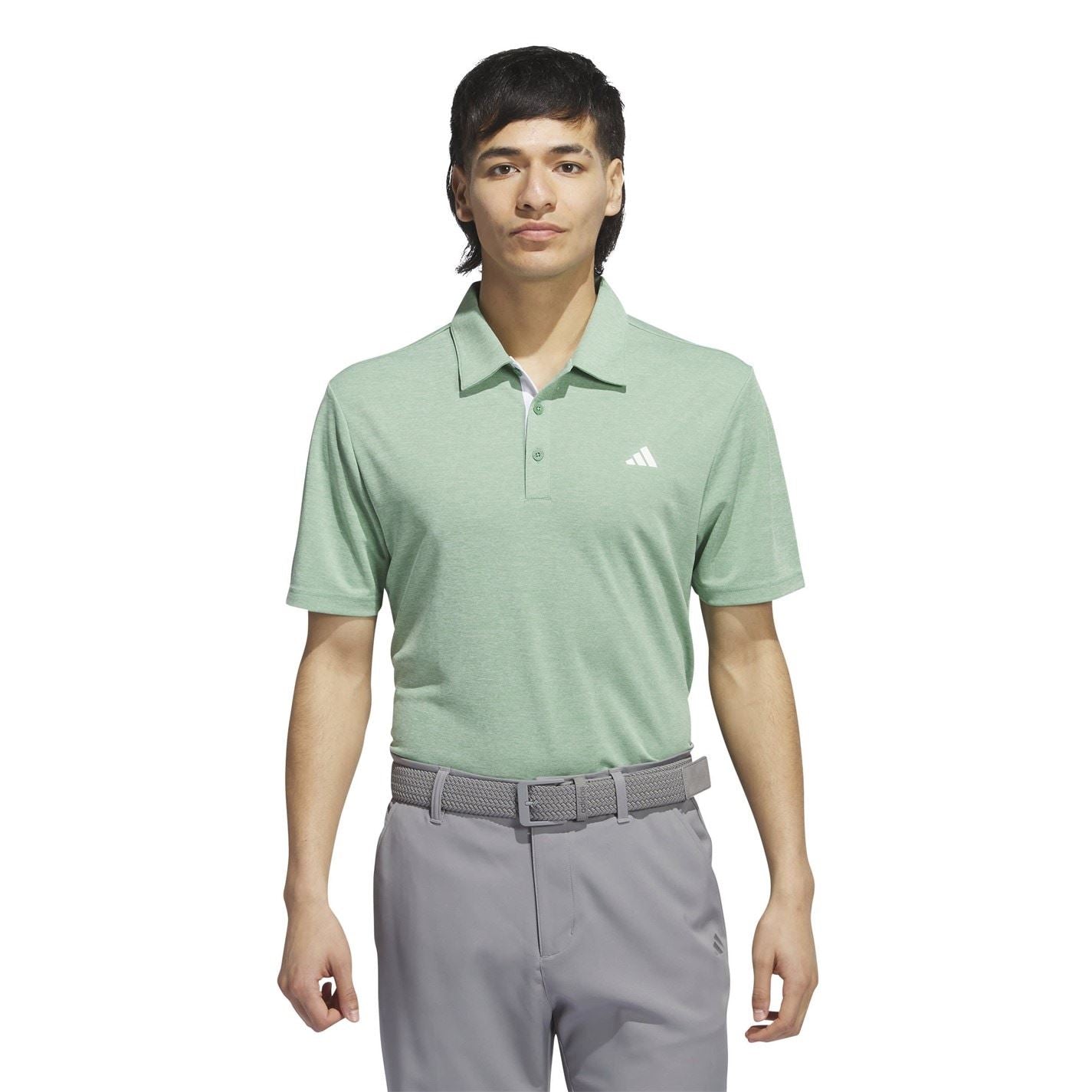 adidas Mens Heather Polo Shirt