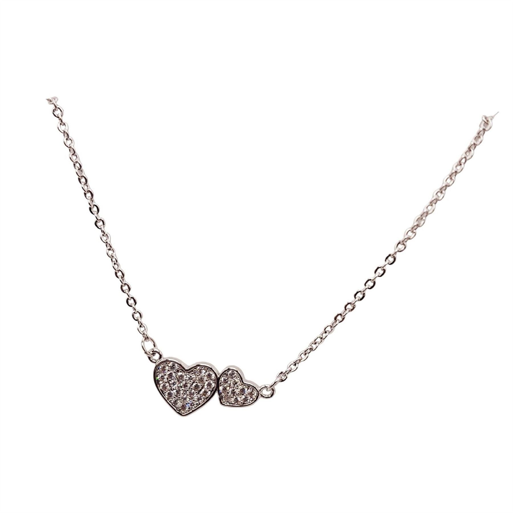 Mason Knight Yager Heart Design Cubic Edge Necklace