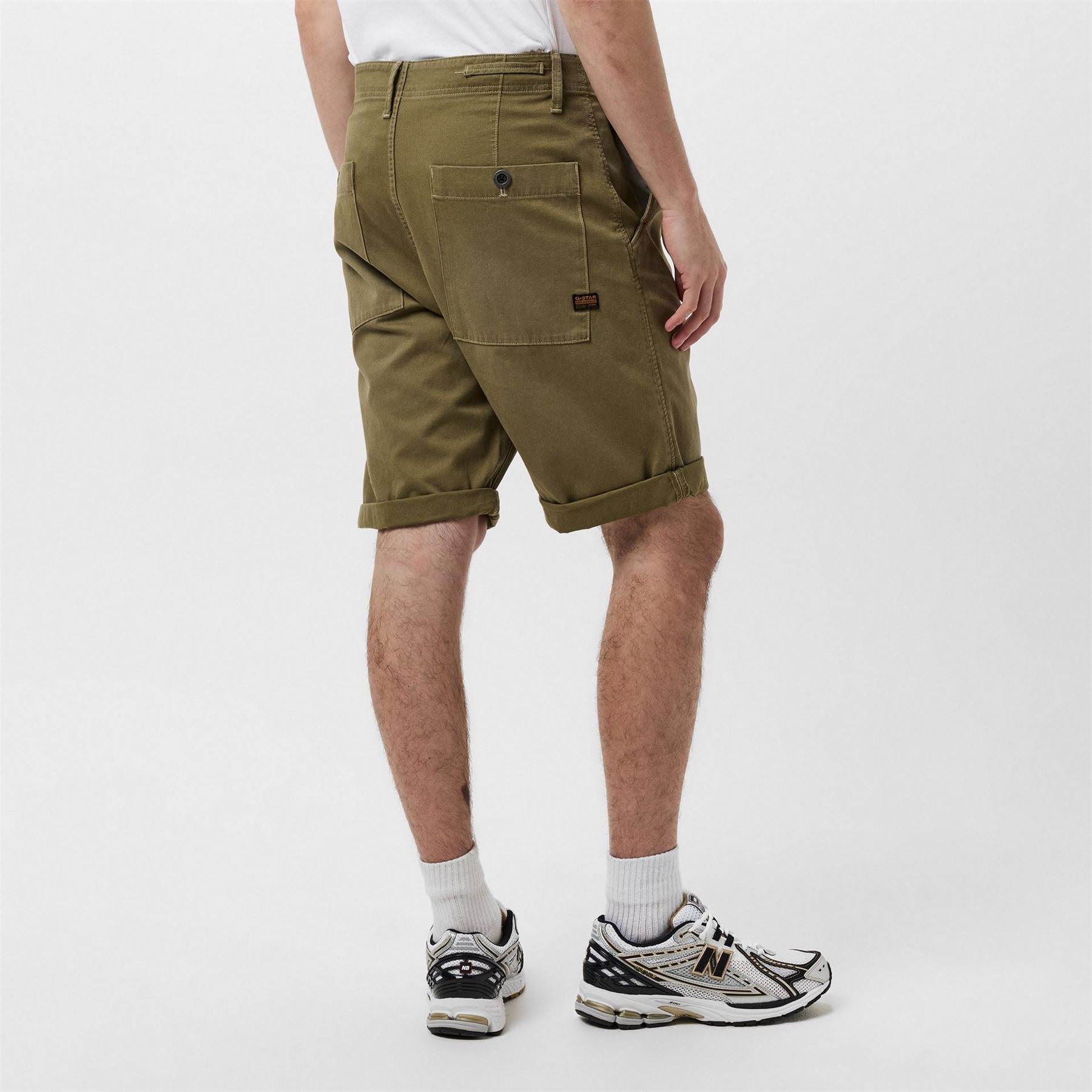 G Star Pleated Shorts