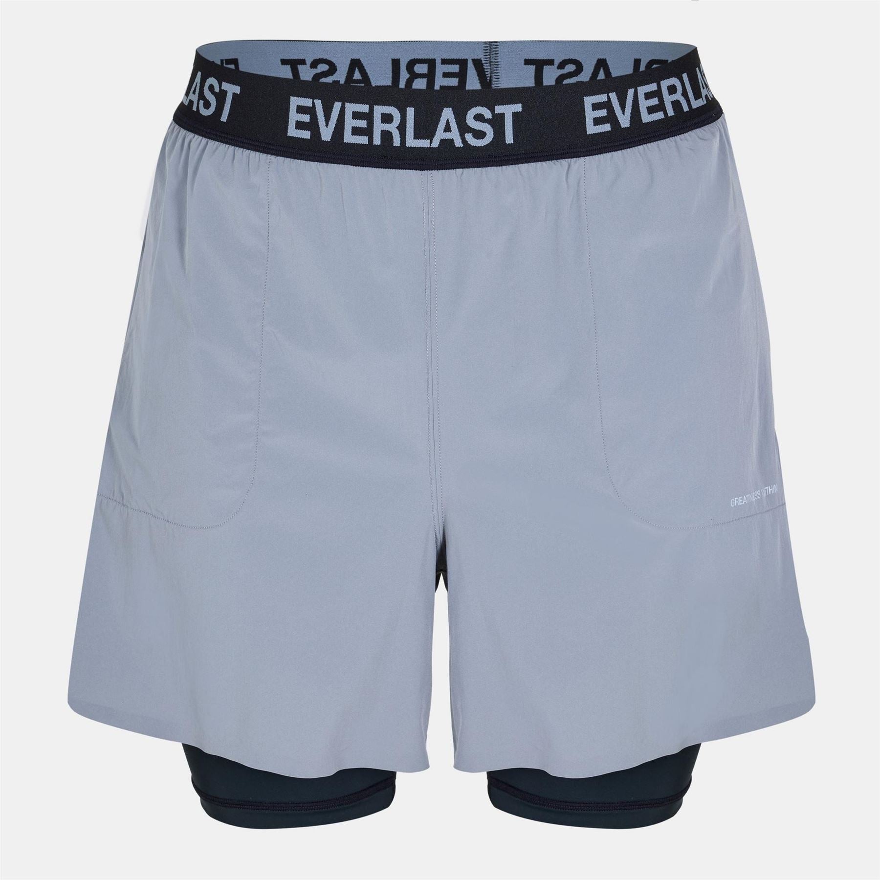 Everlast Mens 2in1 5in Shorts