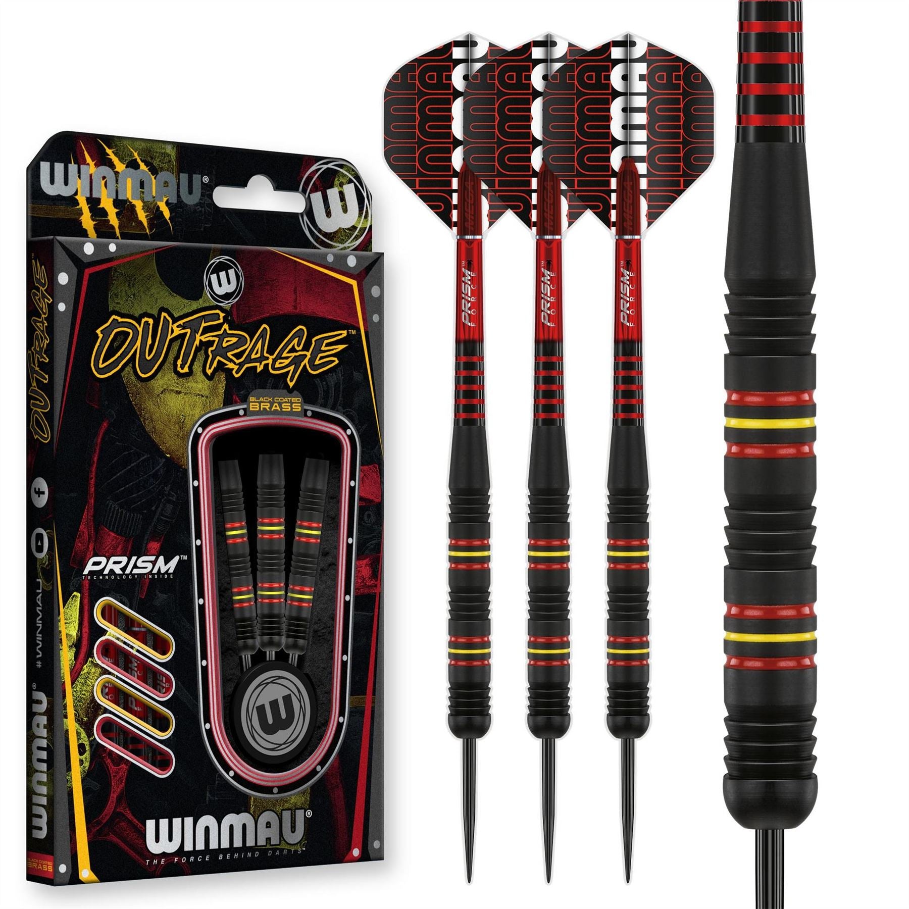 Winmau Outrage Brass Darts