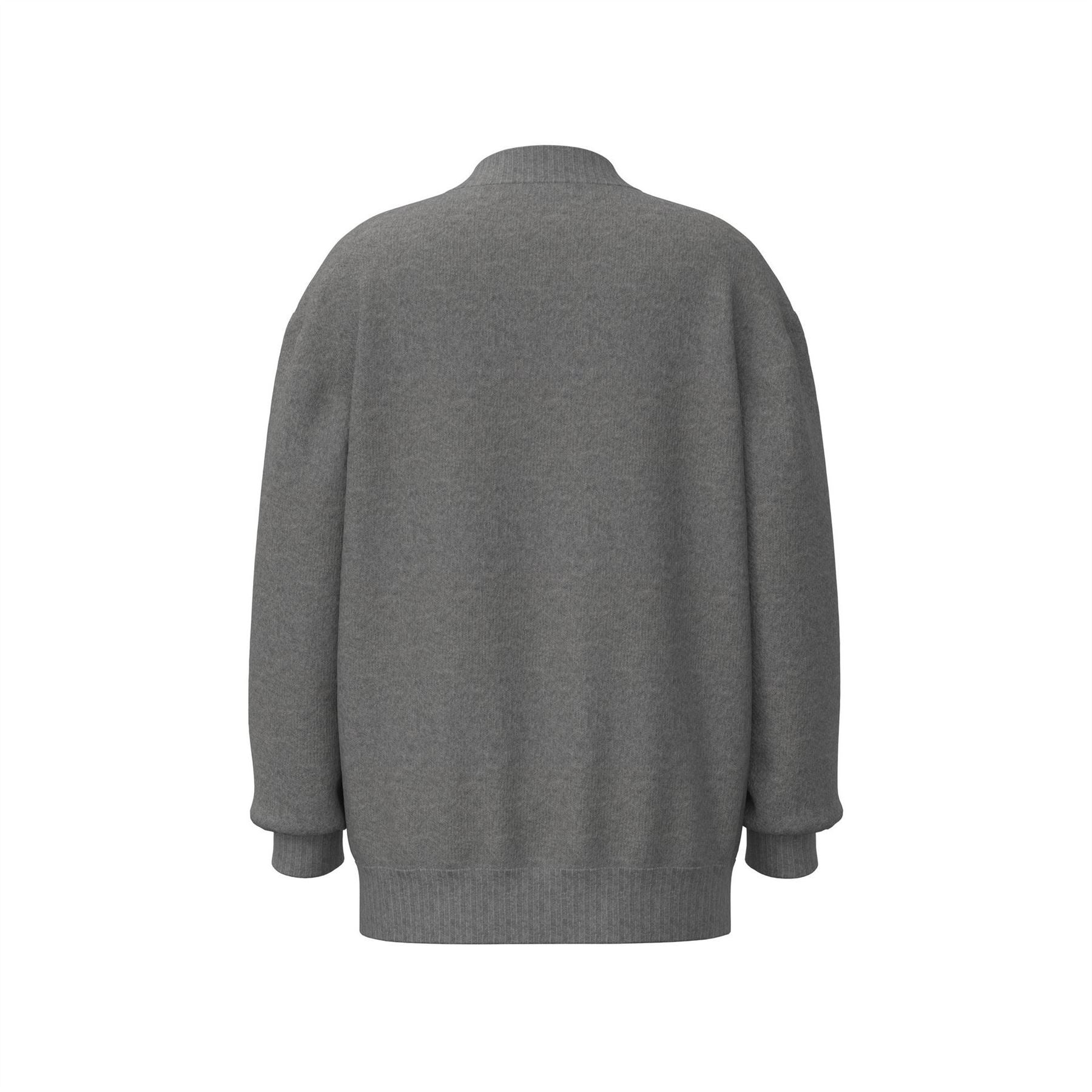 Guess Cherry Knit Crew Neck Drop Shoulder Sweater