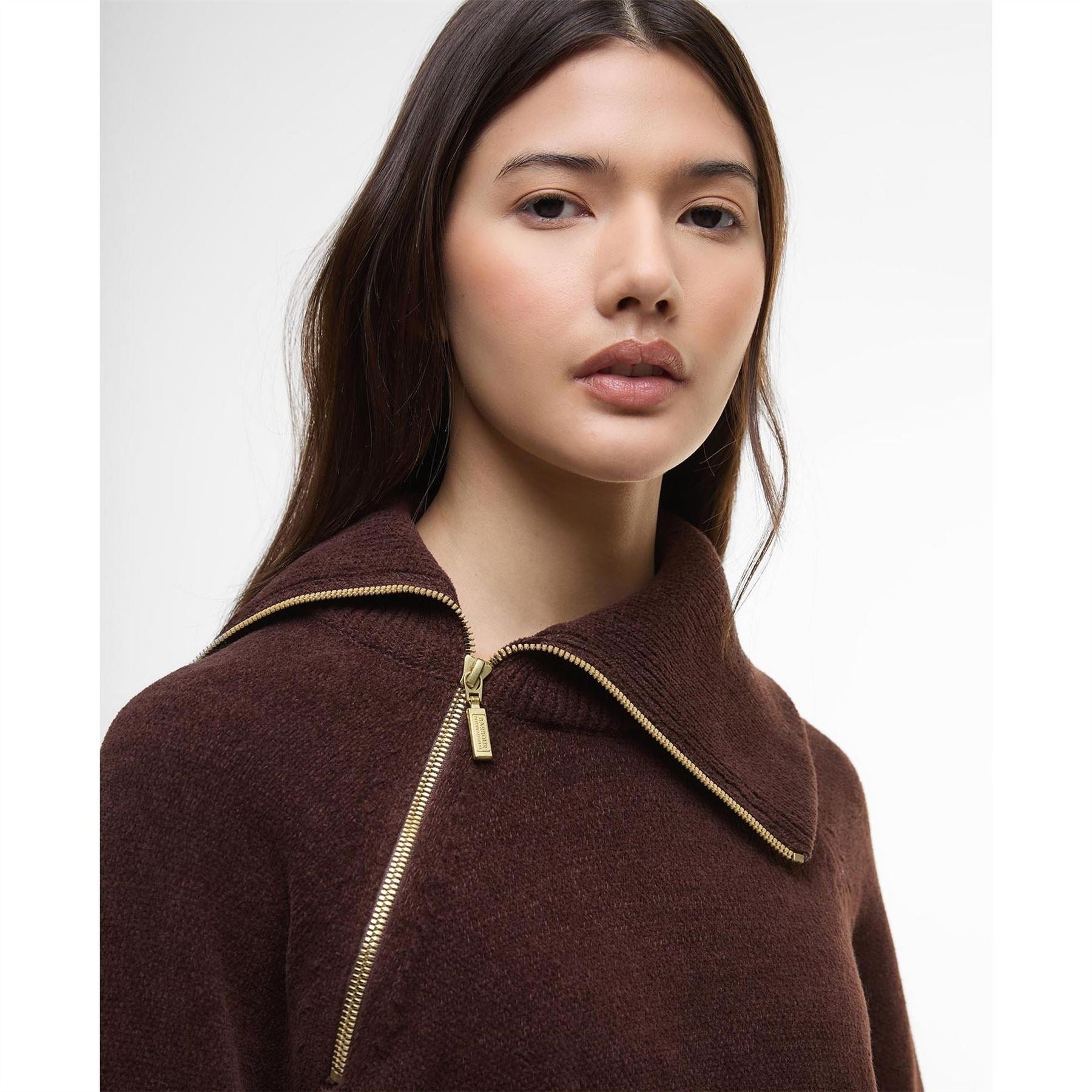 Barbour International Funnel Neck Jumper