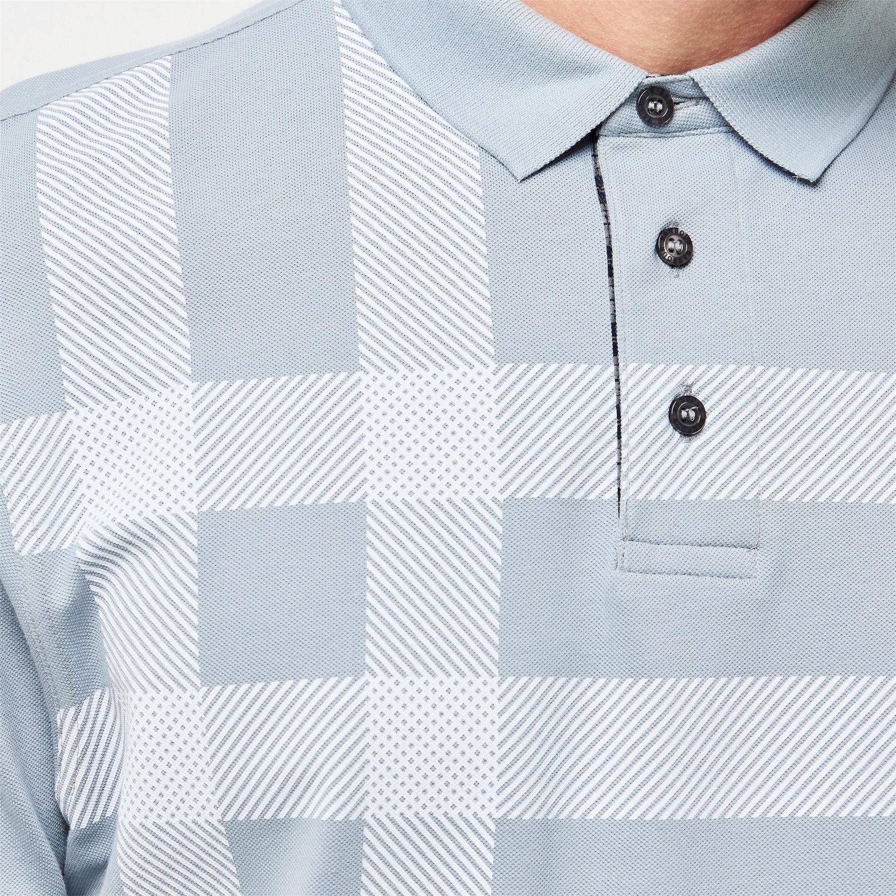 Barbour Tartan Short Sleeved Polo Shirt