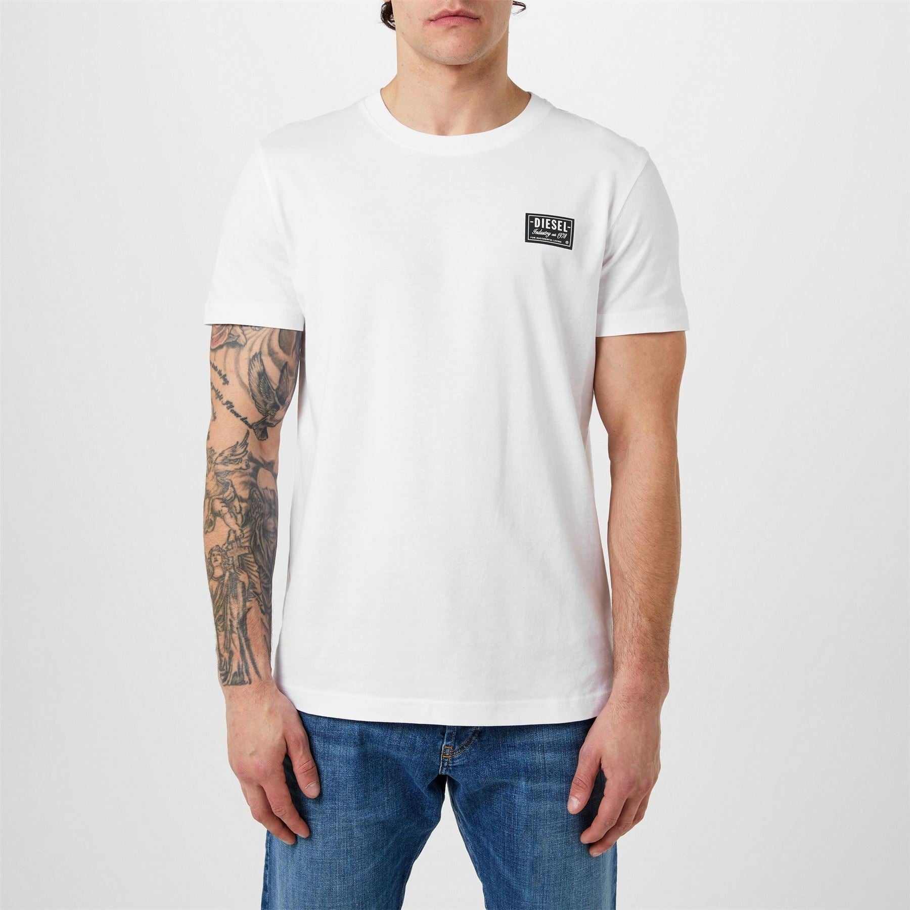 Diesel Mens Patch Logo T-Shirt