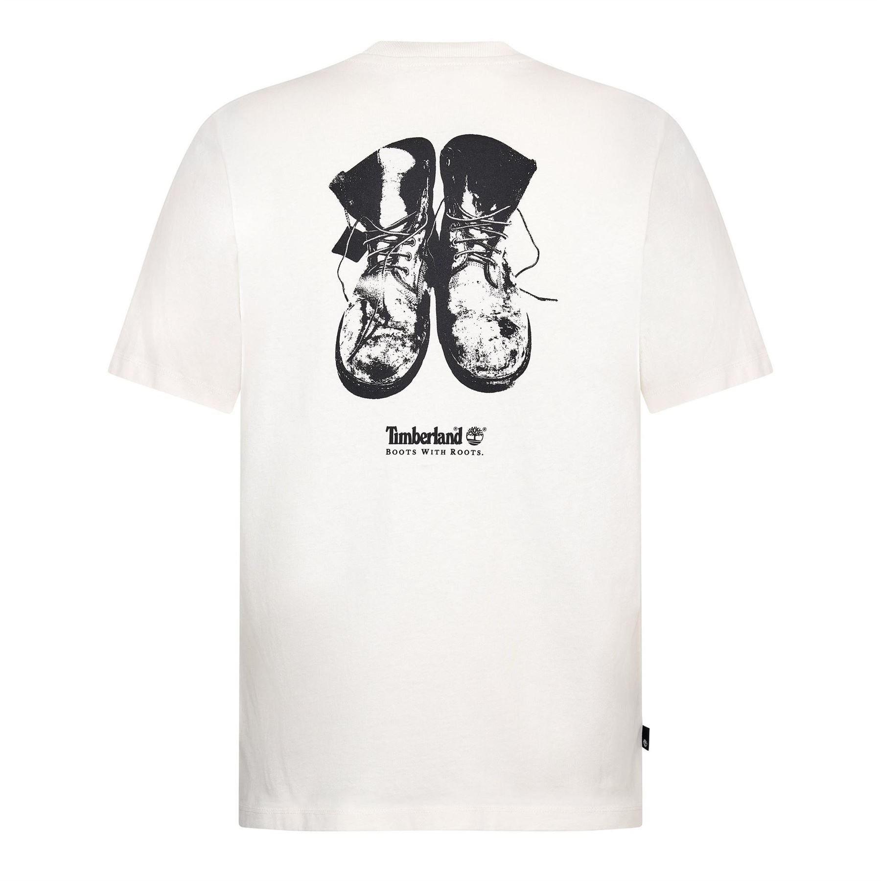 Timberland Slogan Tee Vintage White T-Shirt