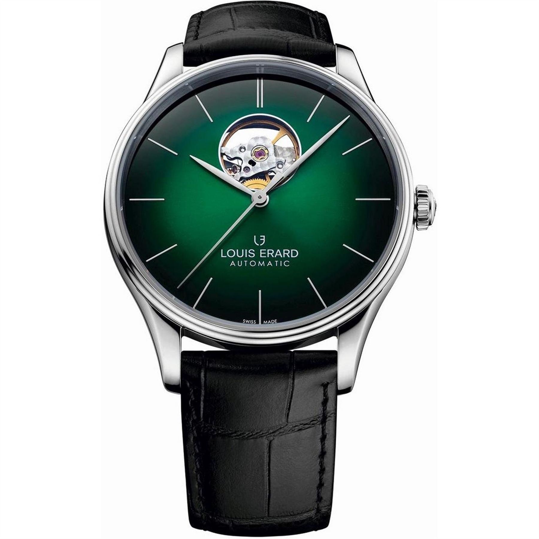 Louis Erard Analogue Leather Strap Watch
