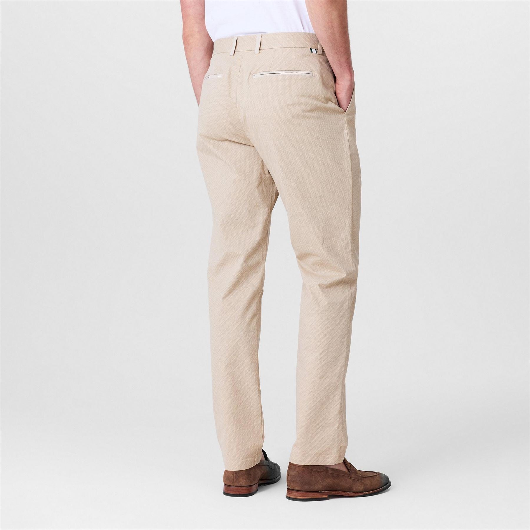 Ted Baker Geo Geometric Patterned Five Pocket Chinos
