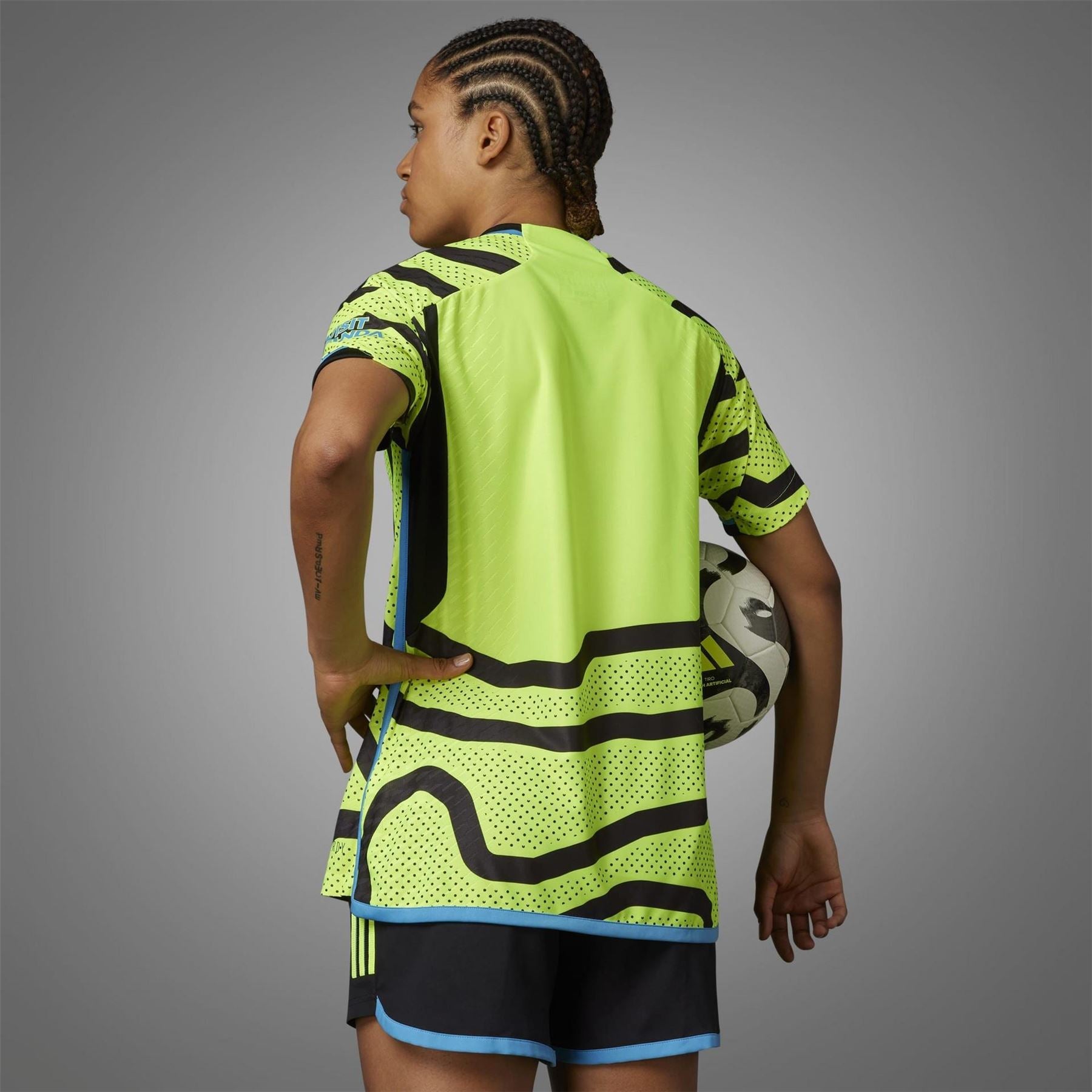 adidas AFC Crew Neck Ribbed Collar Short Sleeve Jersey