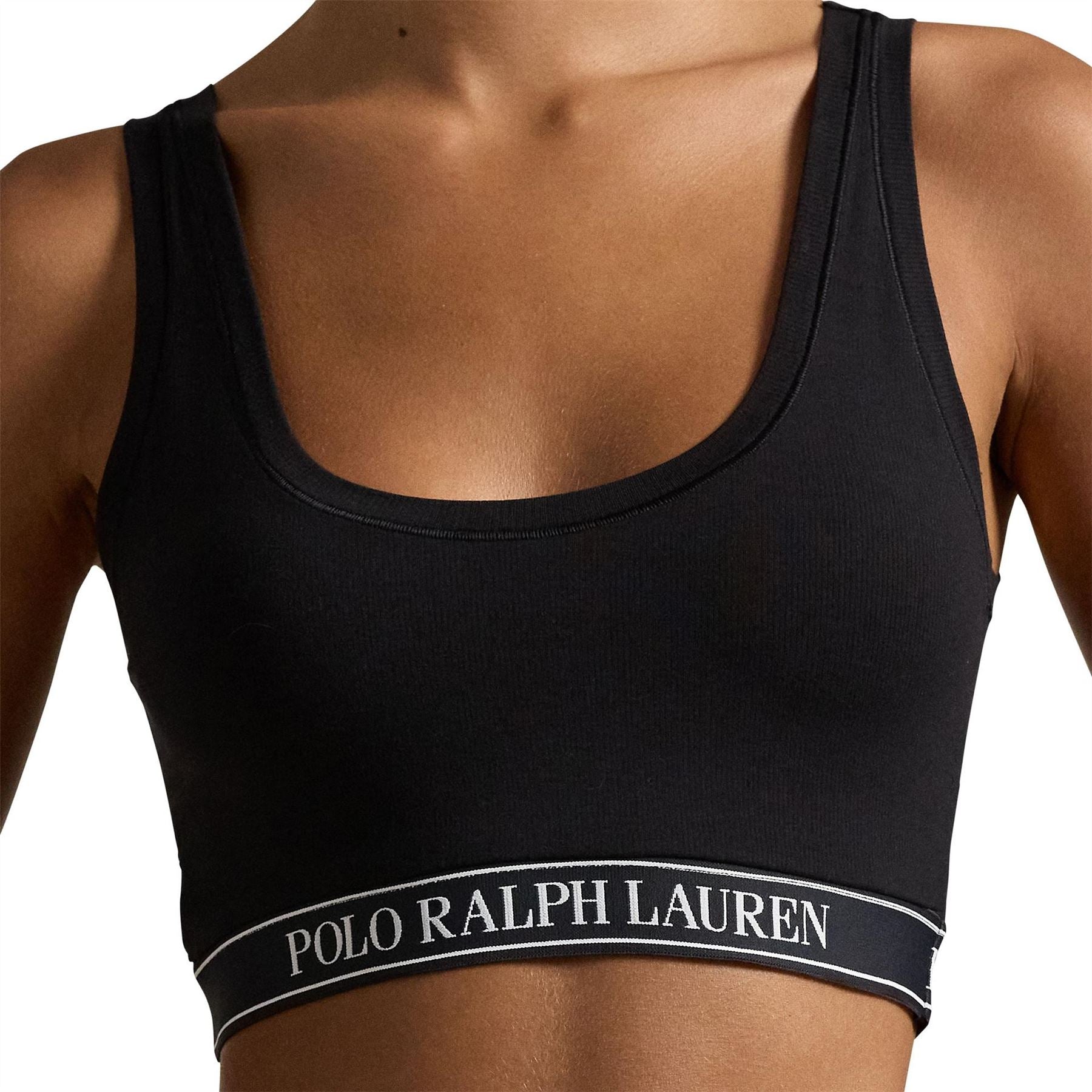 Polo Ralph Lauren Scoop Neck Cropped Bralette