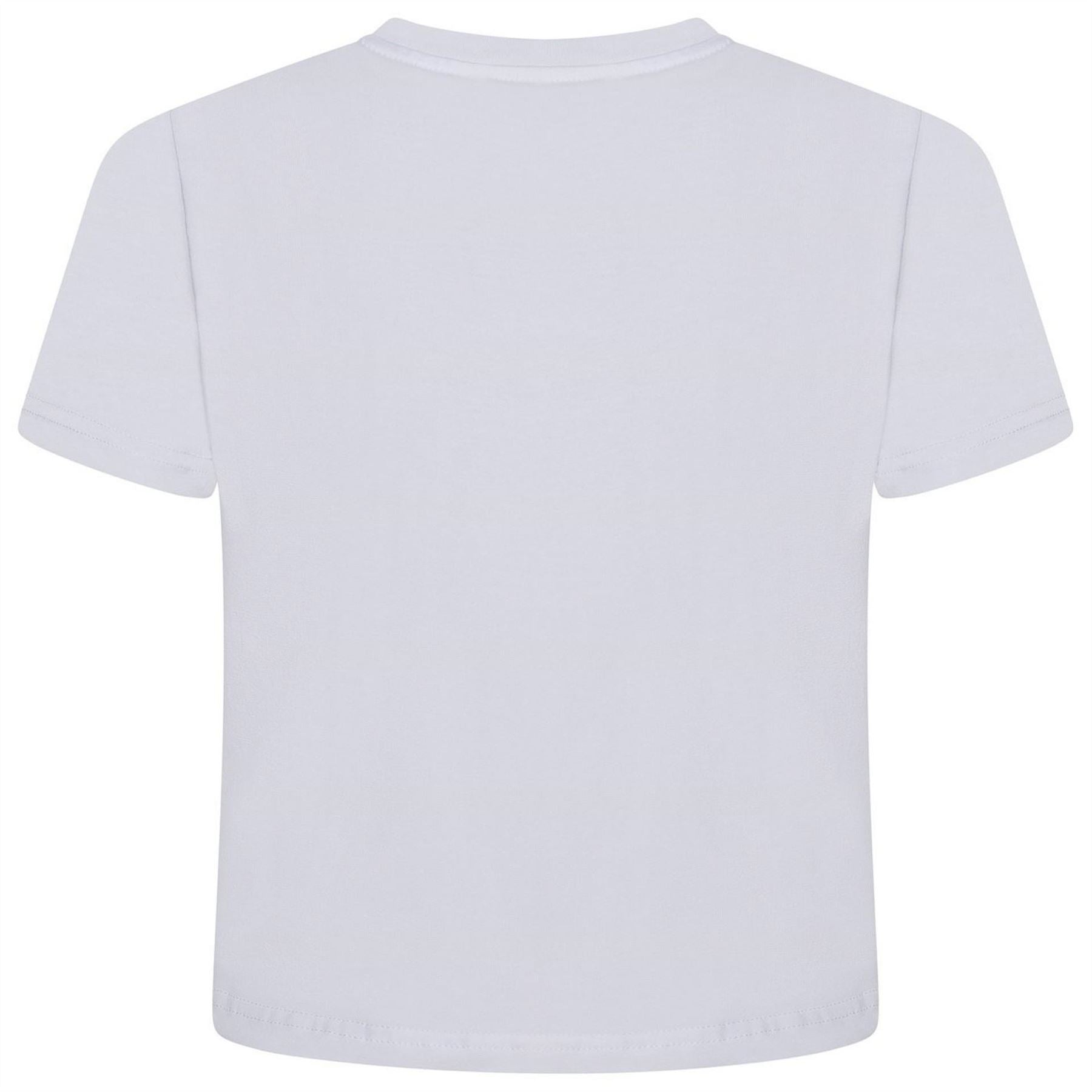 Gym King Gymki Script Jersey Fitted White T-Shirt