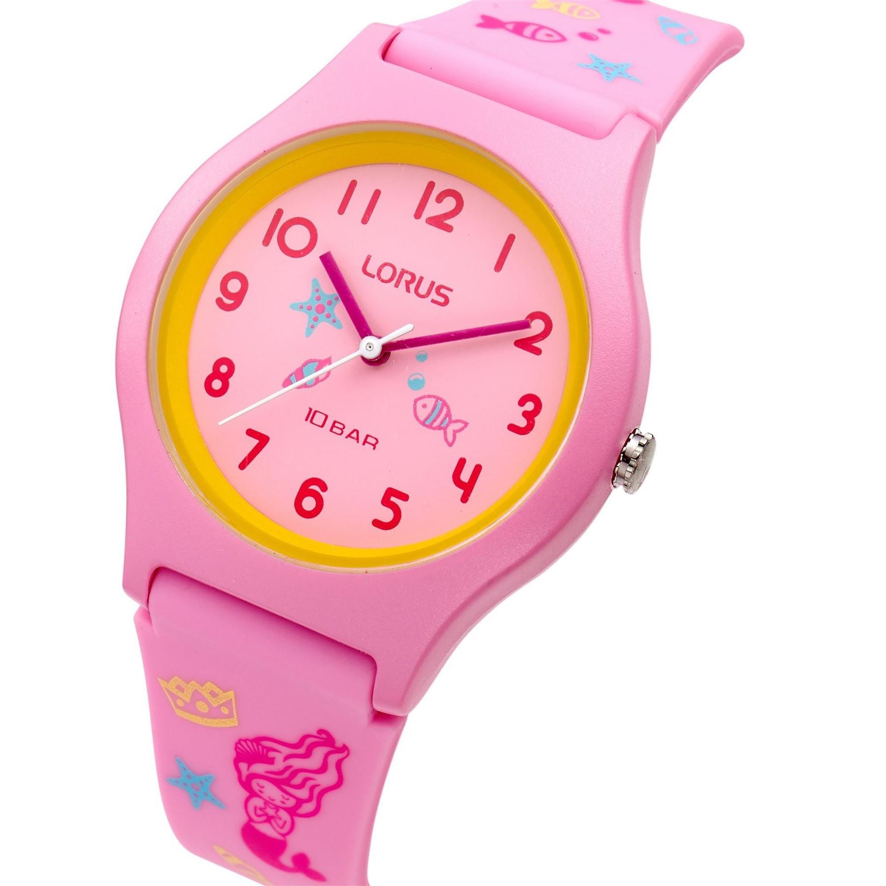 Lorus Youth Analogue Rubber Strap Watch