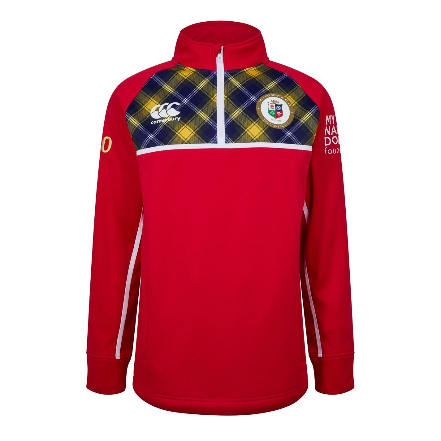 Canterbury Mens British  And  Irish Lions Quarter Zip Jacket 2025