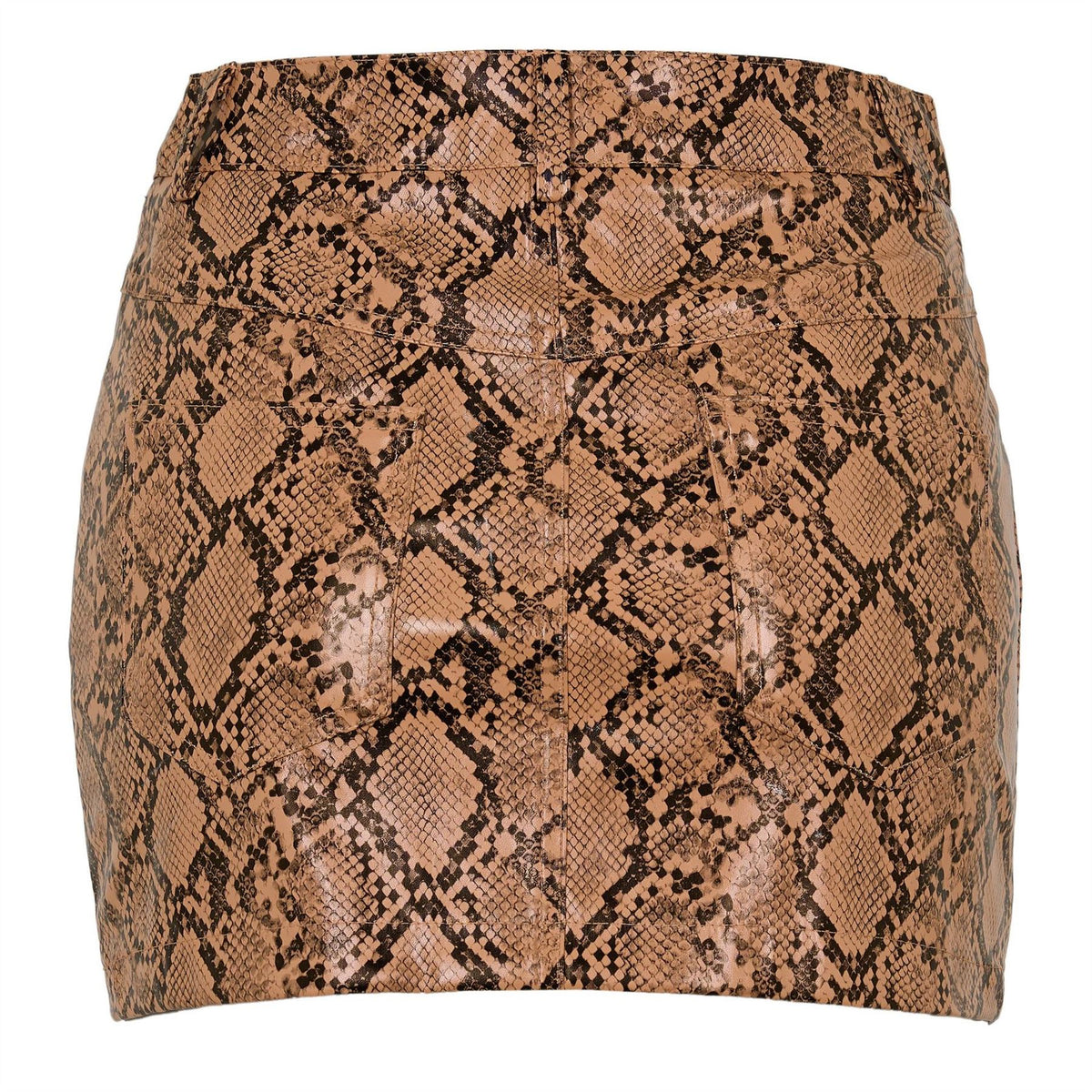 AmyLynn Regular Fit Mini Snake Patterned Skirt