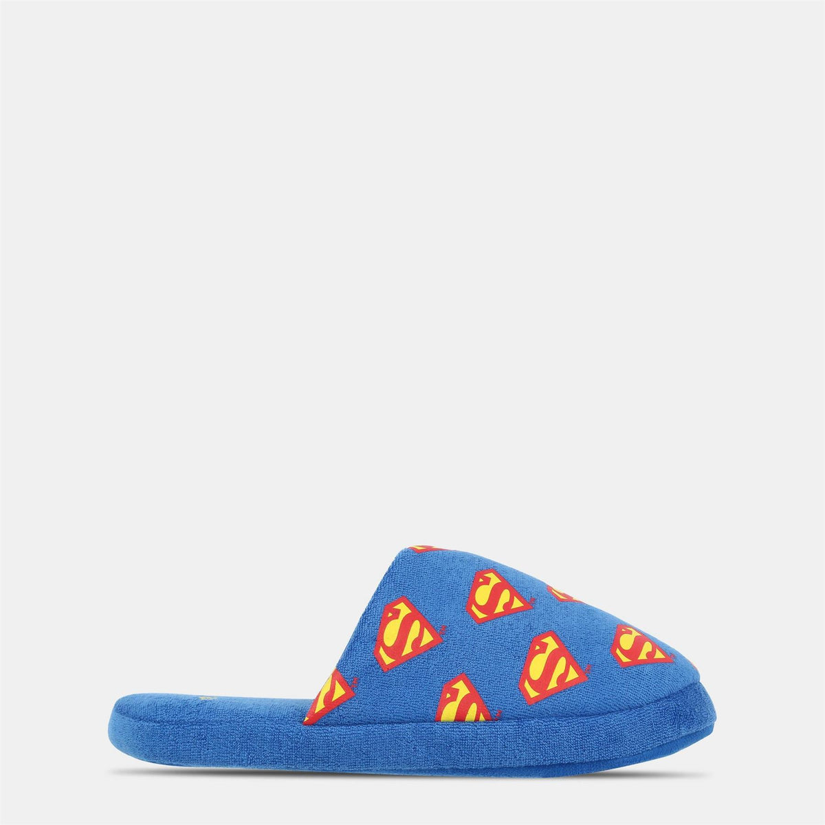 Character Super Man Graphic Print Closed Toe Mules