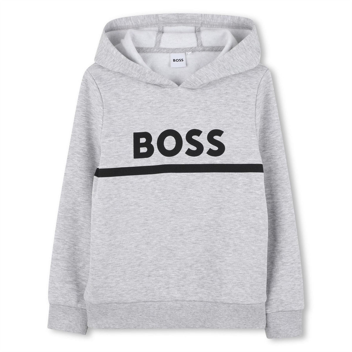 Boss Printed Logo Hooded Neck Long Sleeve Sweatshirt
