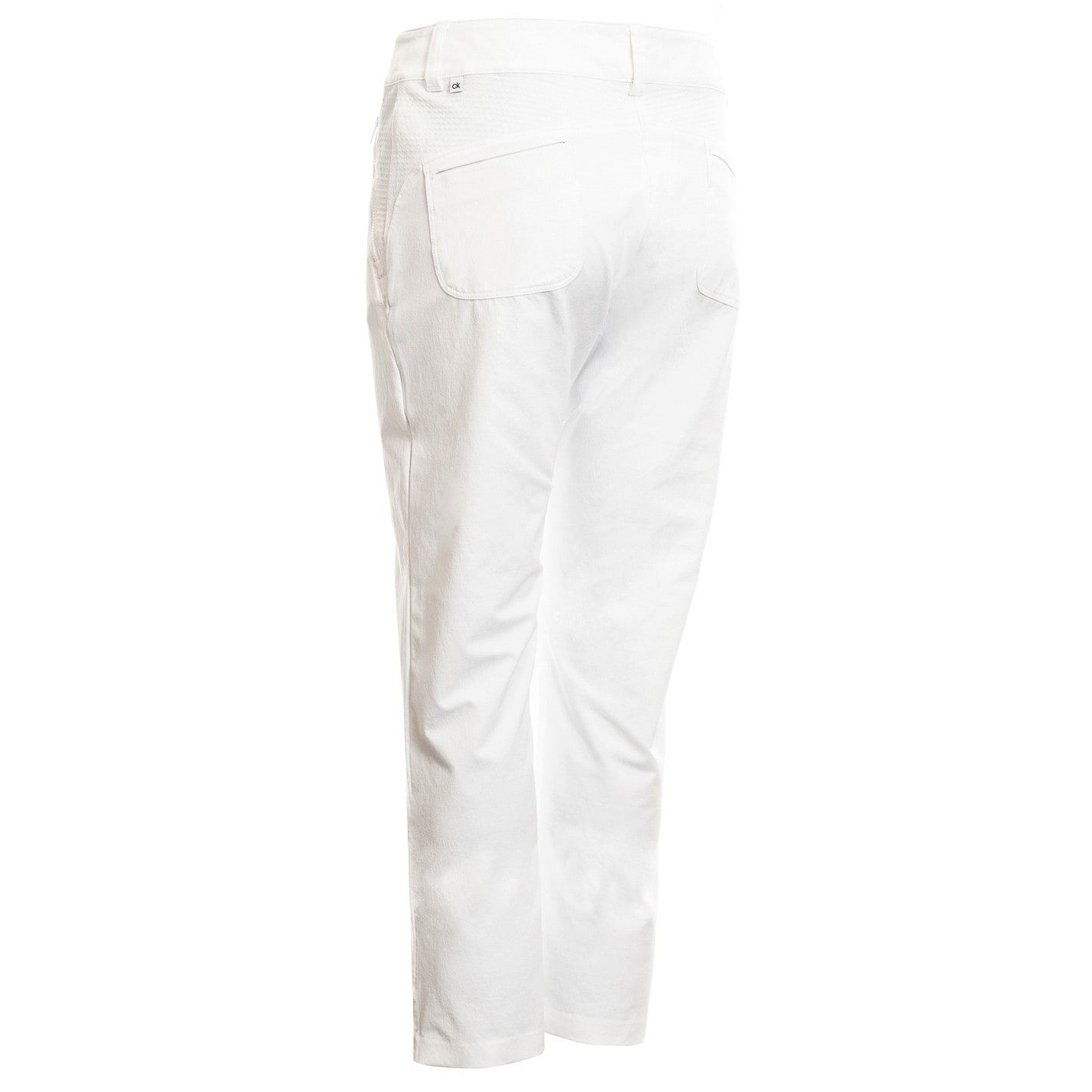 Calvin Klein Golf Solid Patterned Straight Trousers