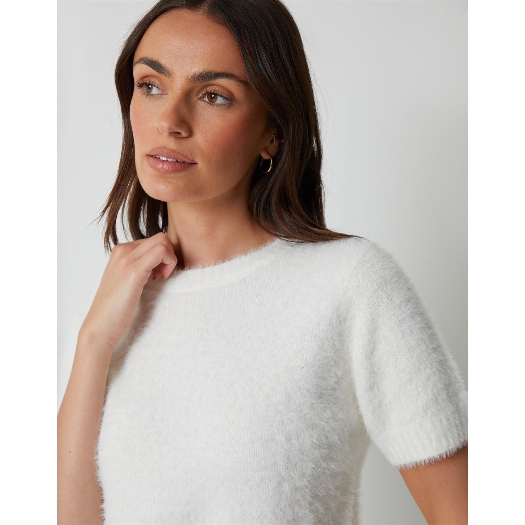 Threadbare Crew Neck Short Sleeve Regular Fit Sweater