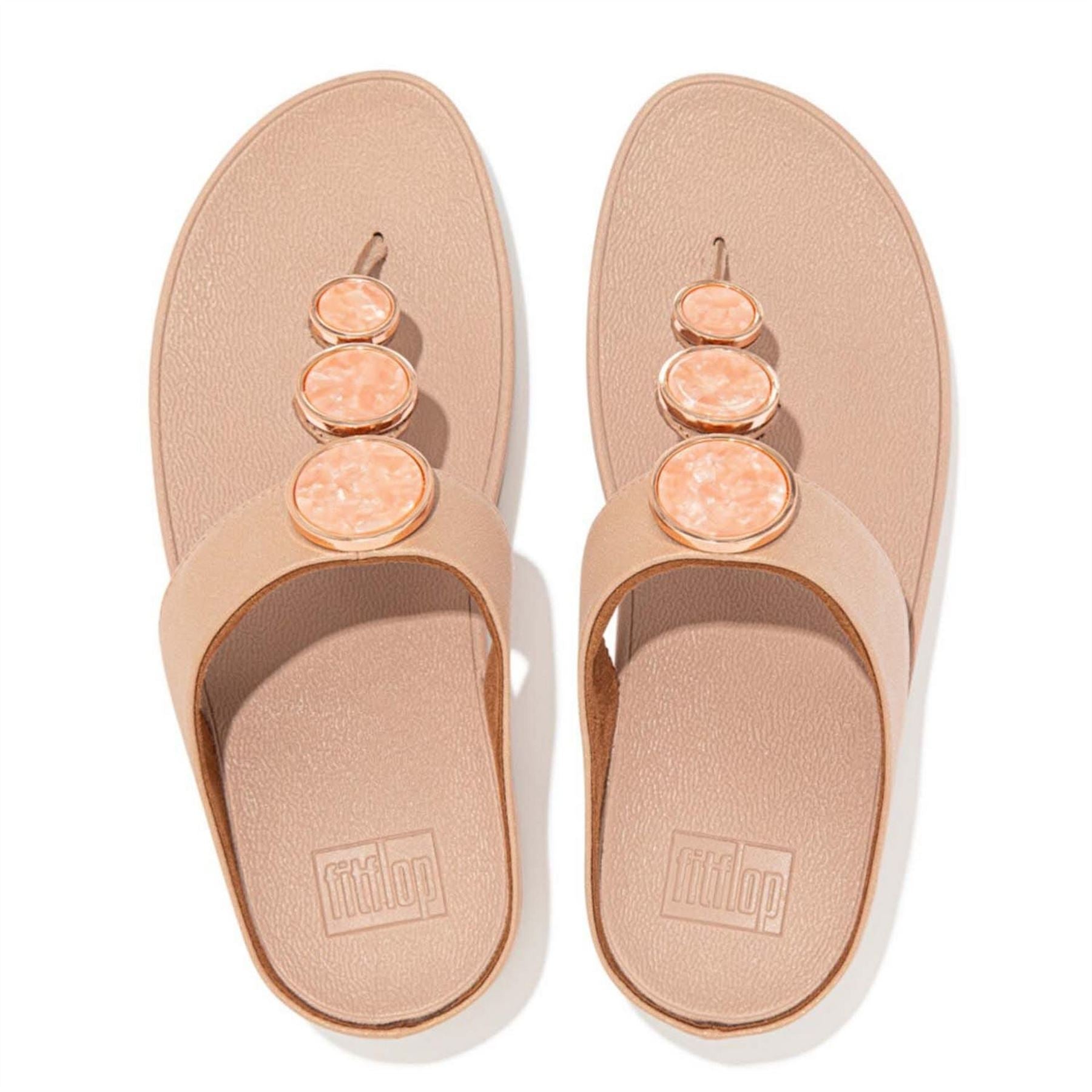 Fitflop Halo Shimmer Toe Post Sandals