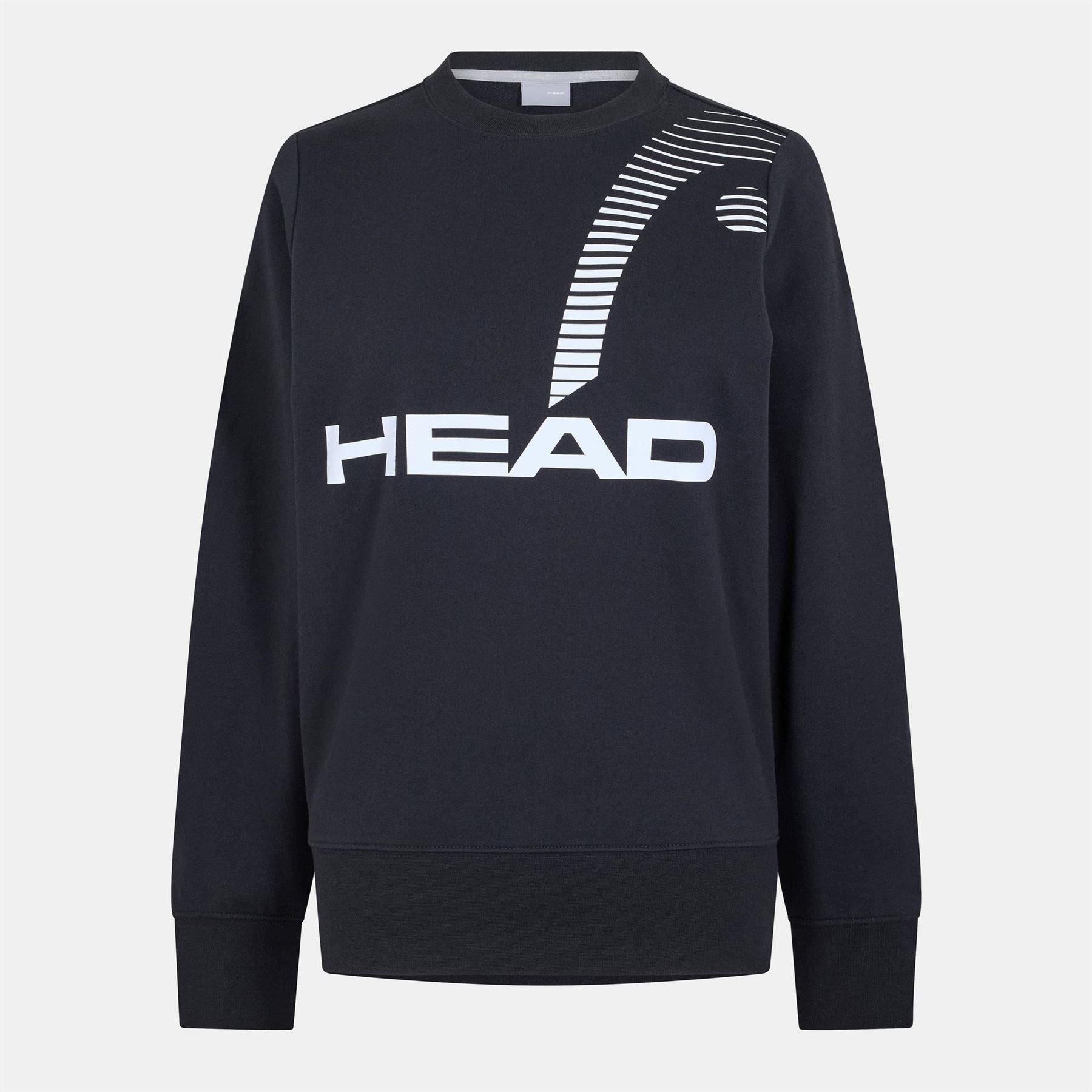 HEAD Rally Wordmark Crew Neck Long Sleeve Sweatshirt